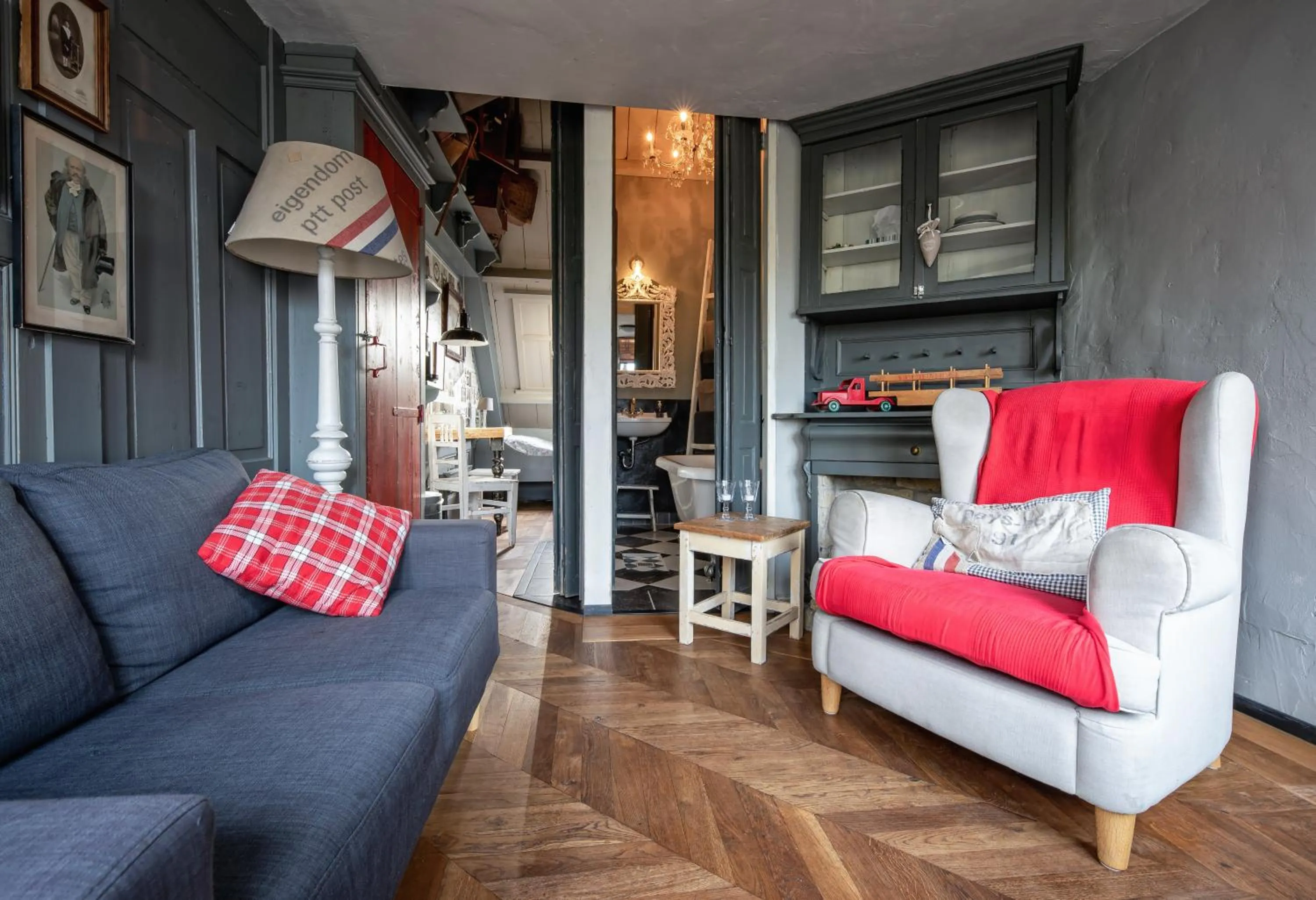 Living room in Smederij Texel