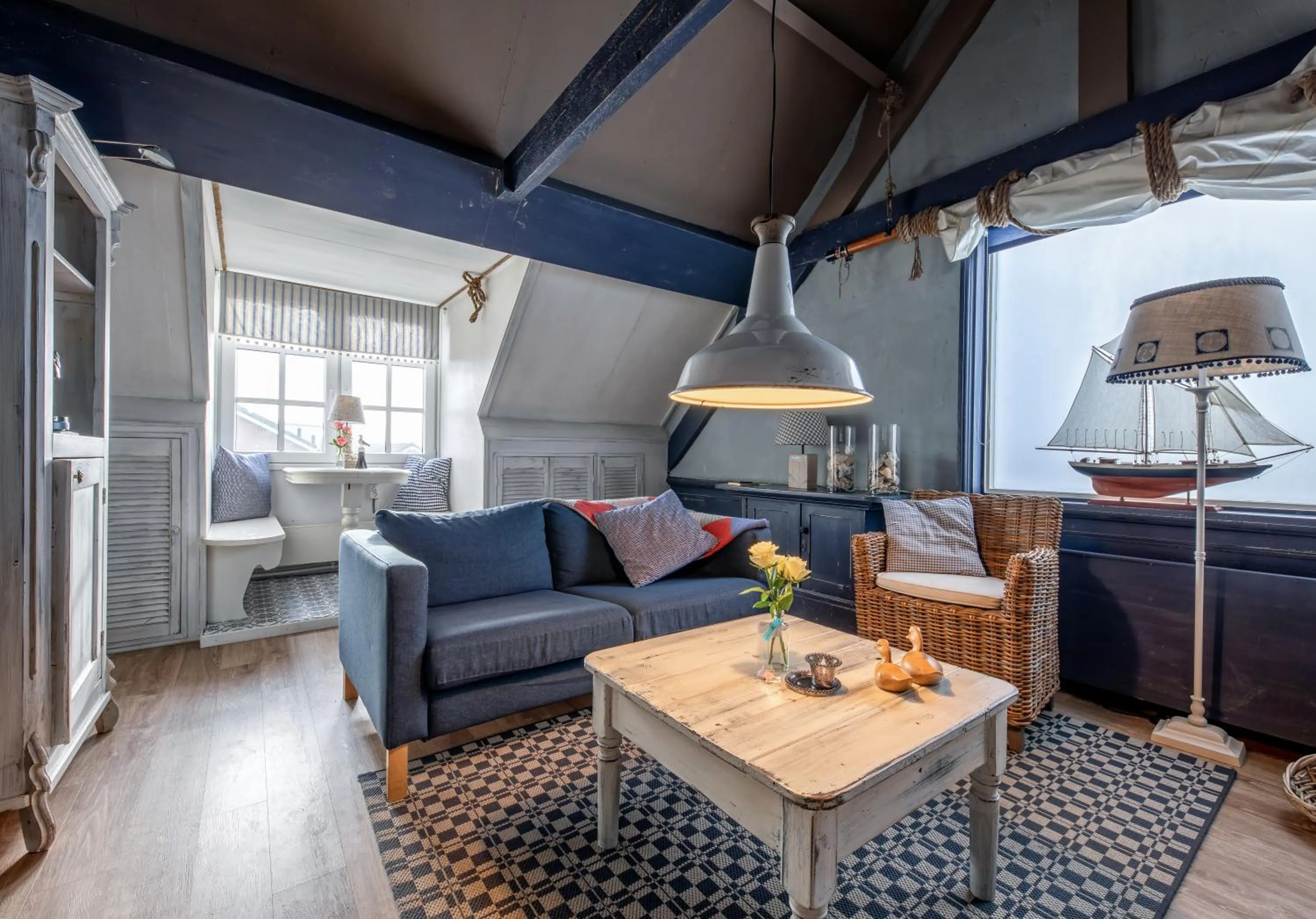 Living room in Smederij Texel