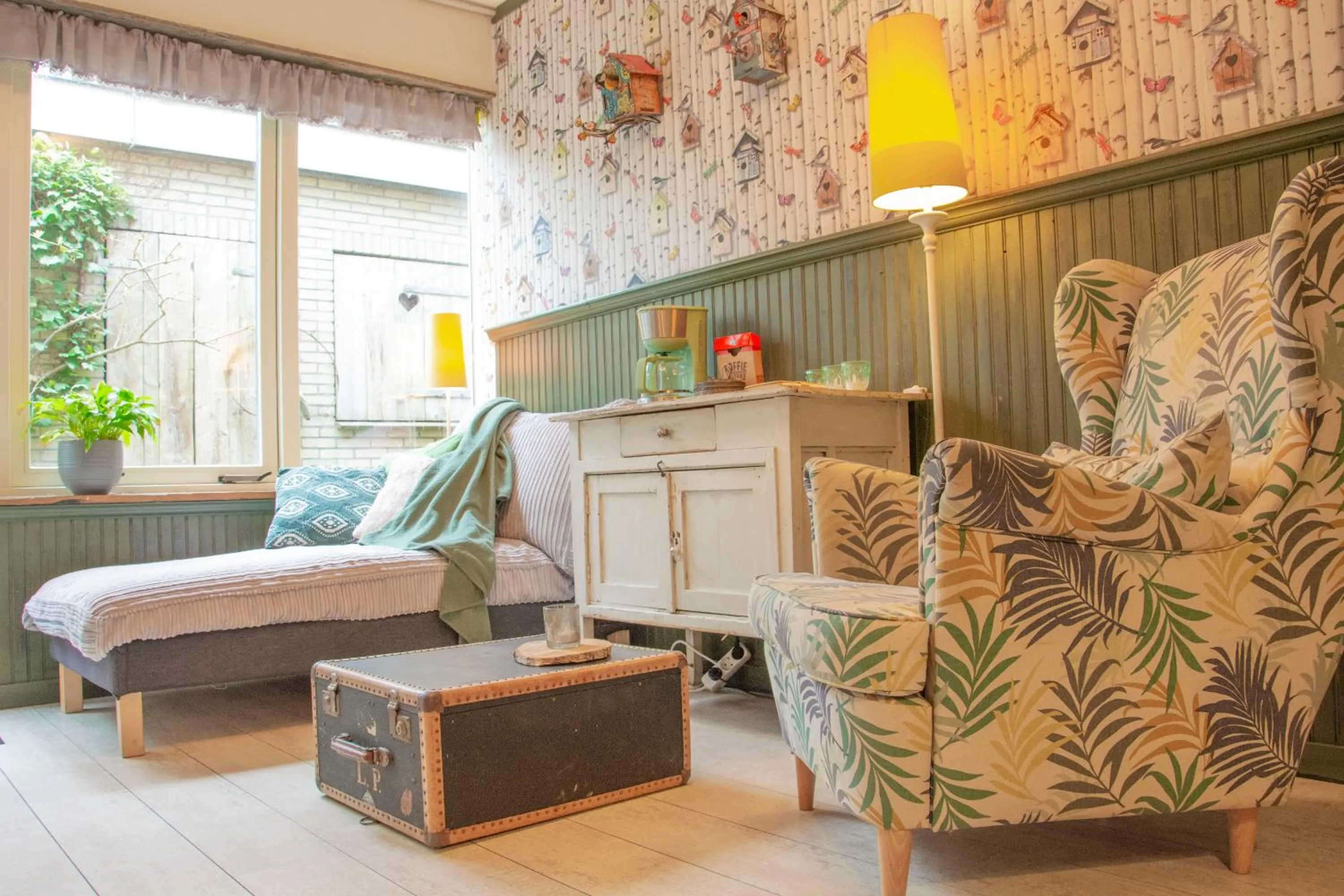 Seating area, Bed in Smederij Texel