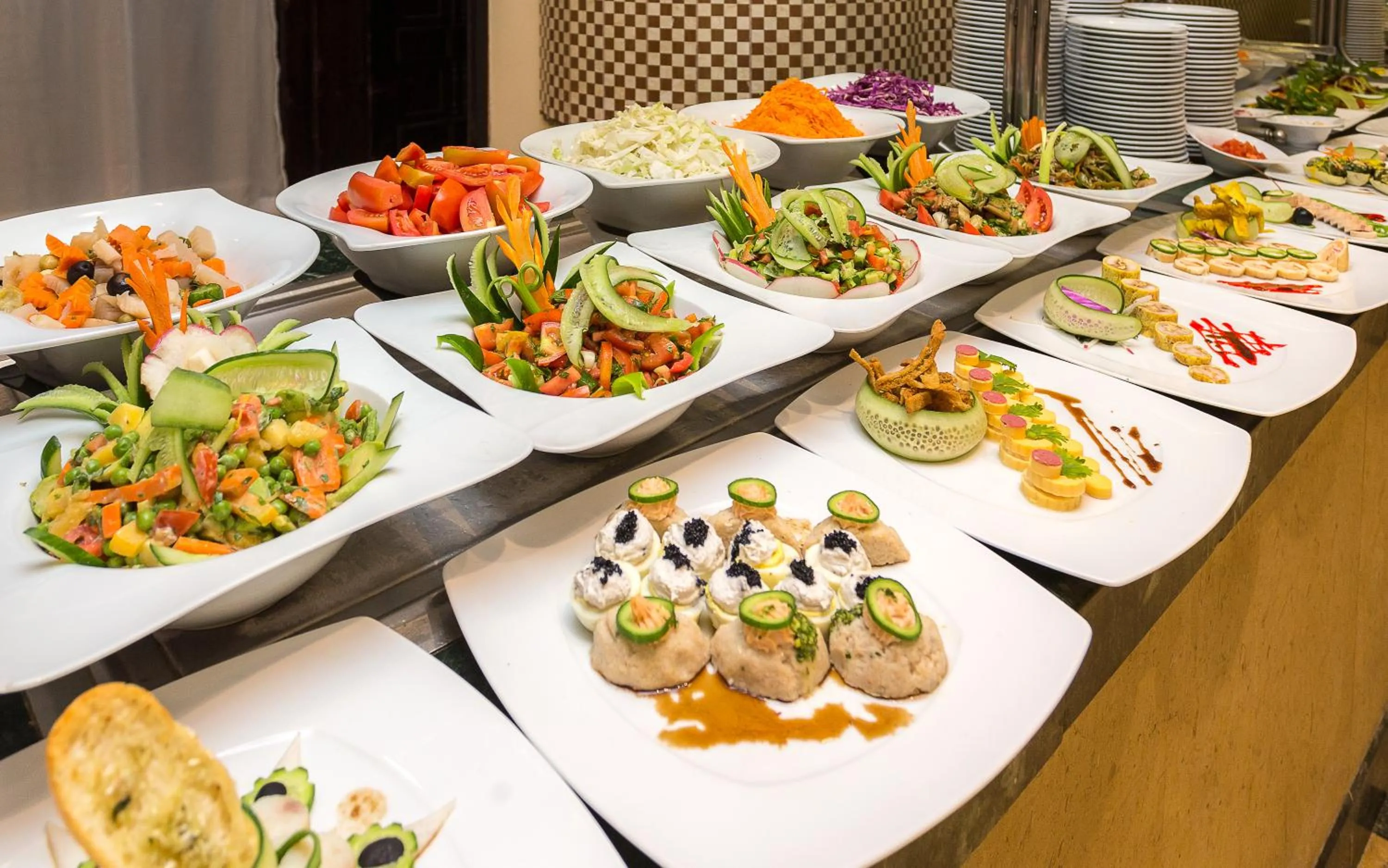 Food close-up in Hawaii Riviera Aqua Park Resort - Families and Couples Only