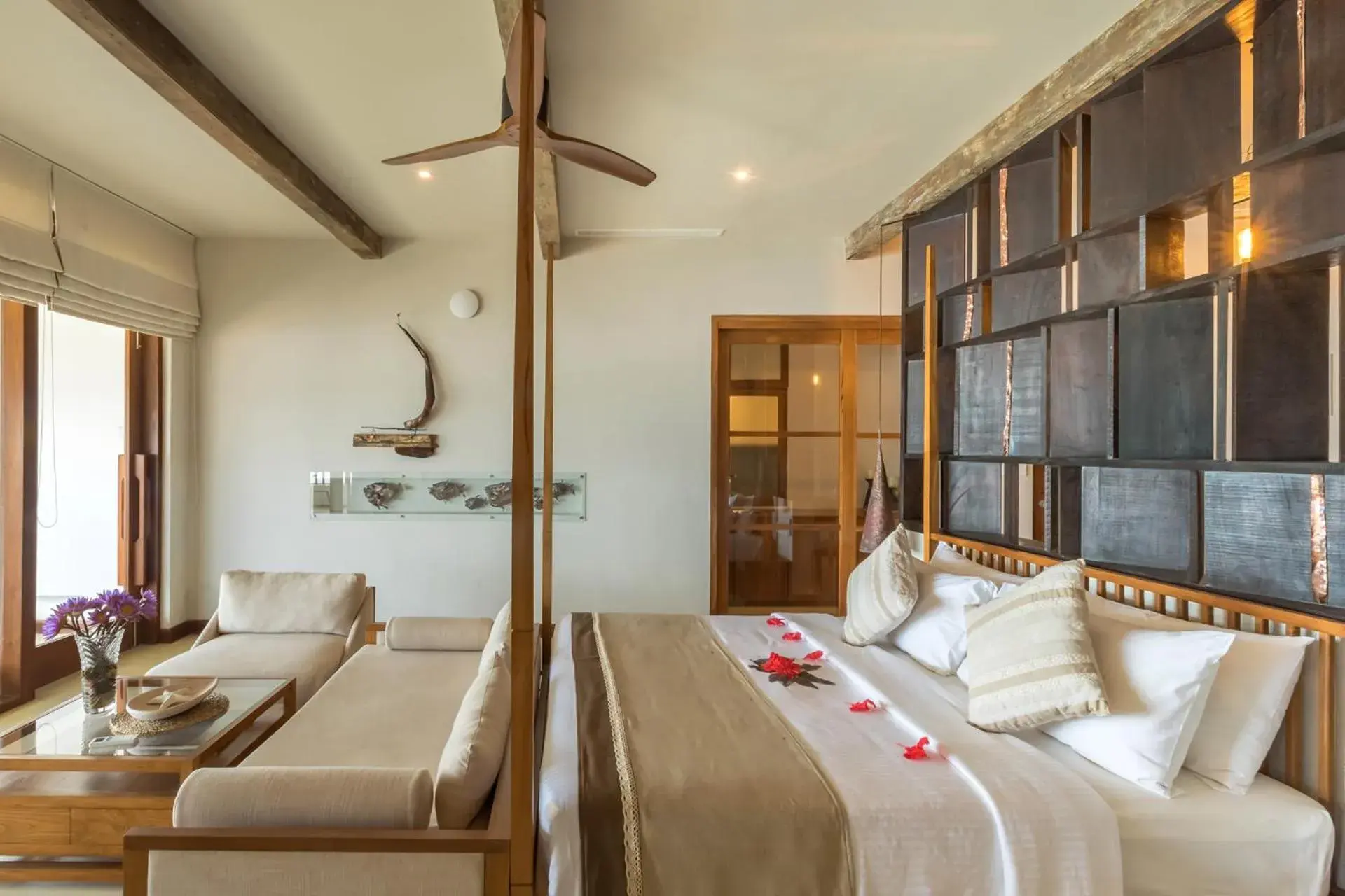 Bed in Dickwella Resort and Spa Bed in Dickwella Resort and Spa