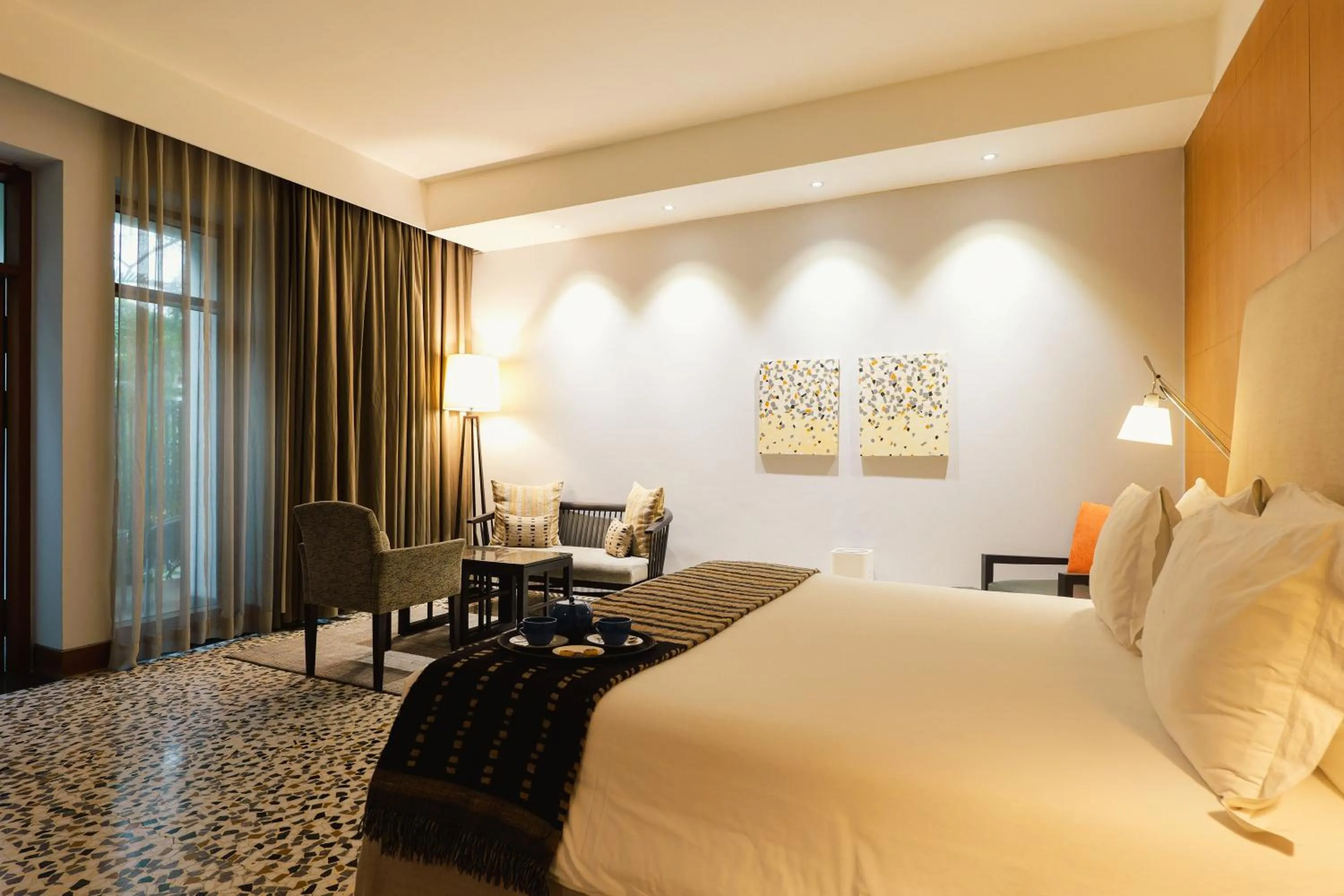 Bedroom, Bed in The Manor - New Delhi