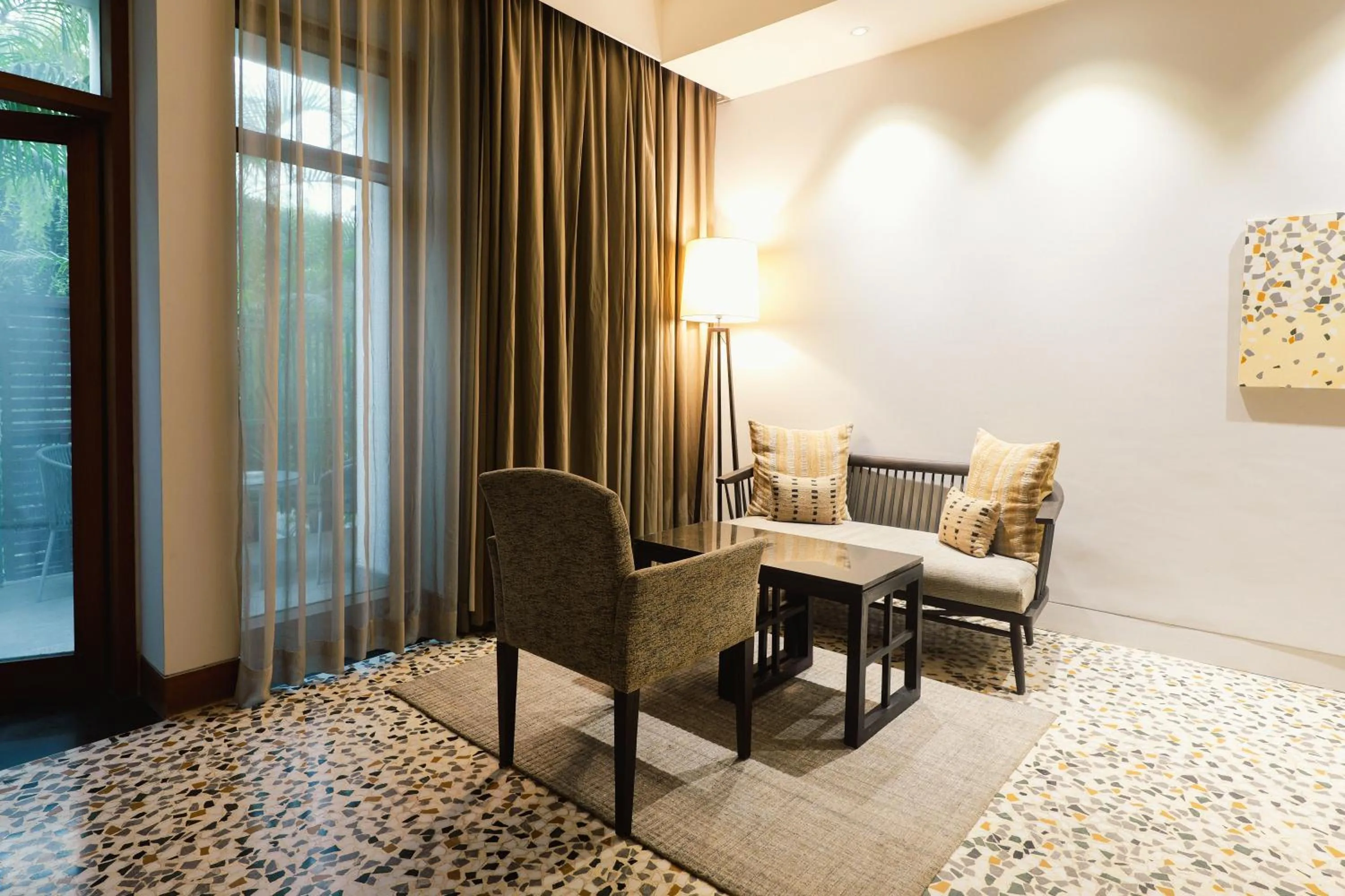 Seating area in The Manor - New Delhi