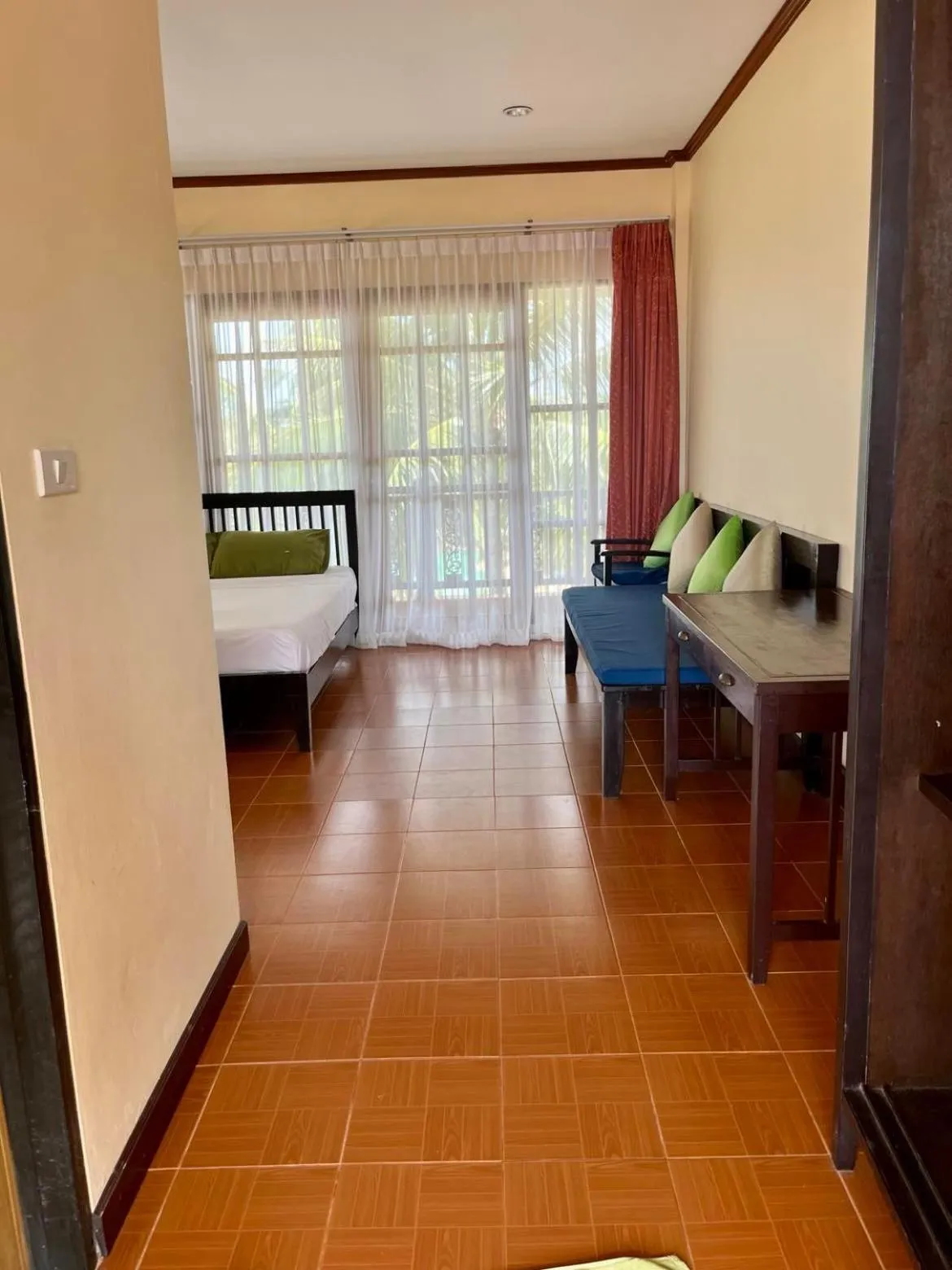 Bed in First Villa Beach Resort