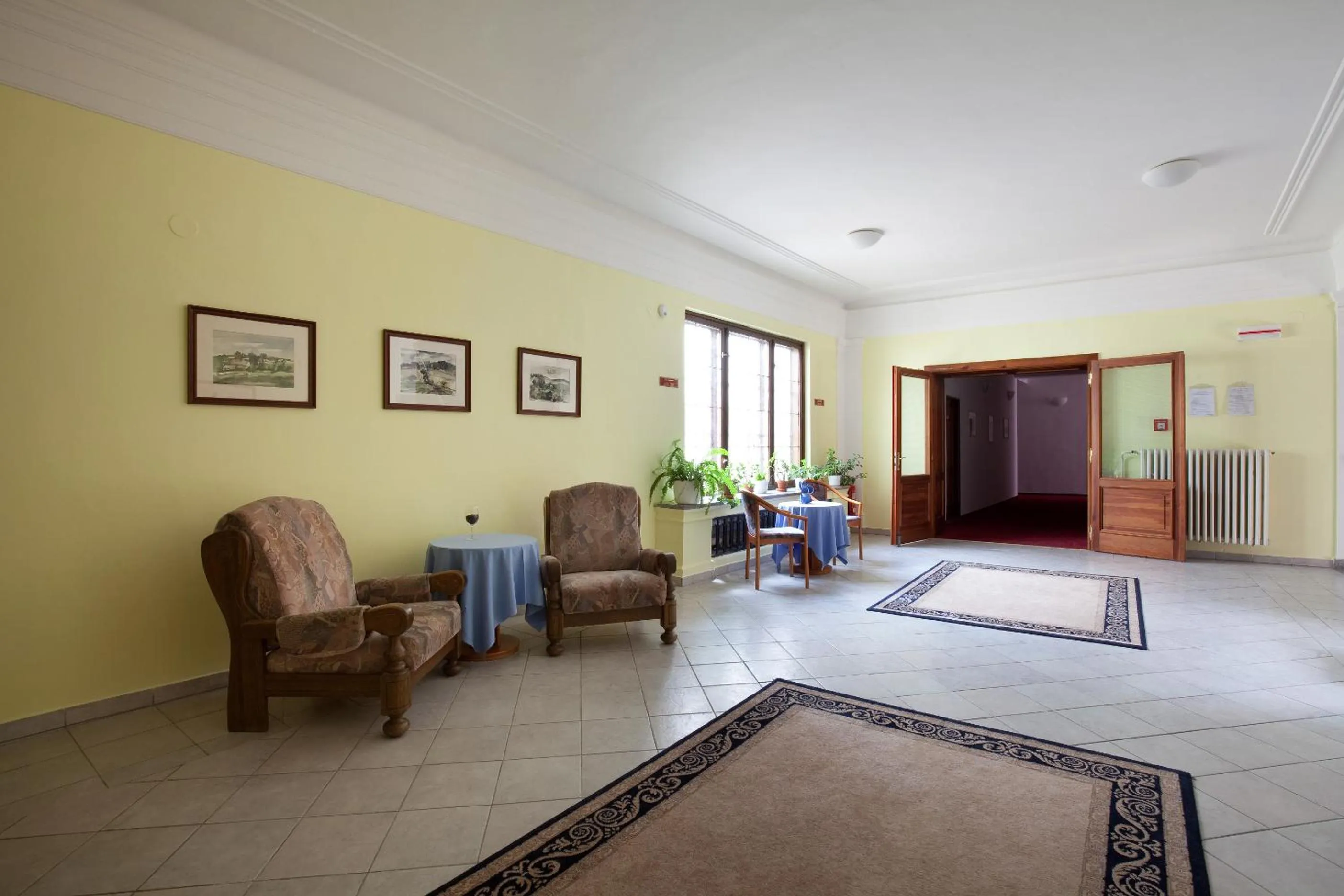 Decorative detail in Hotel U Černého orla