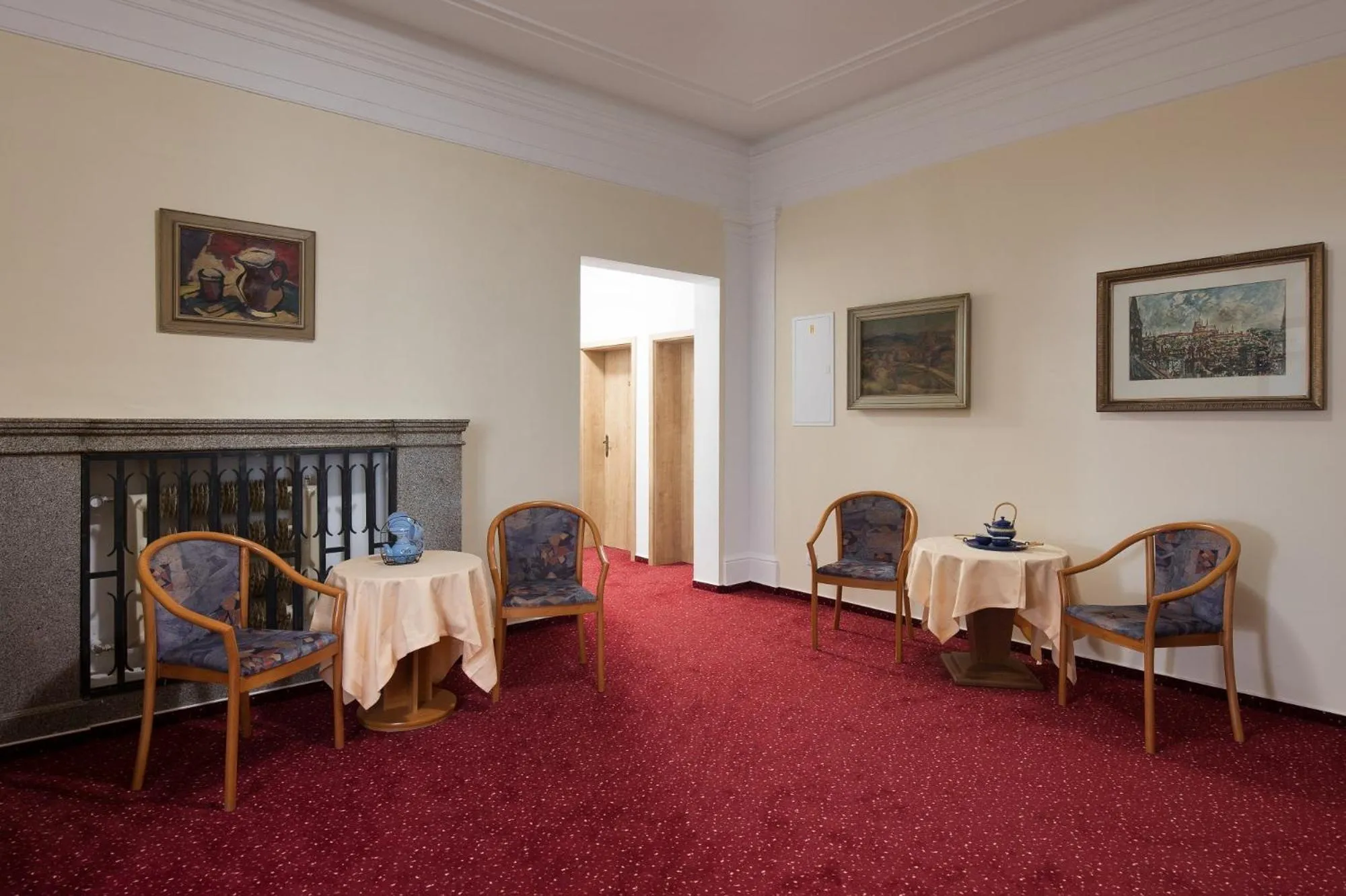 Seating area in Hotel U Černého orla