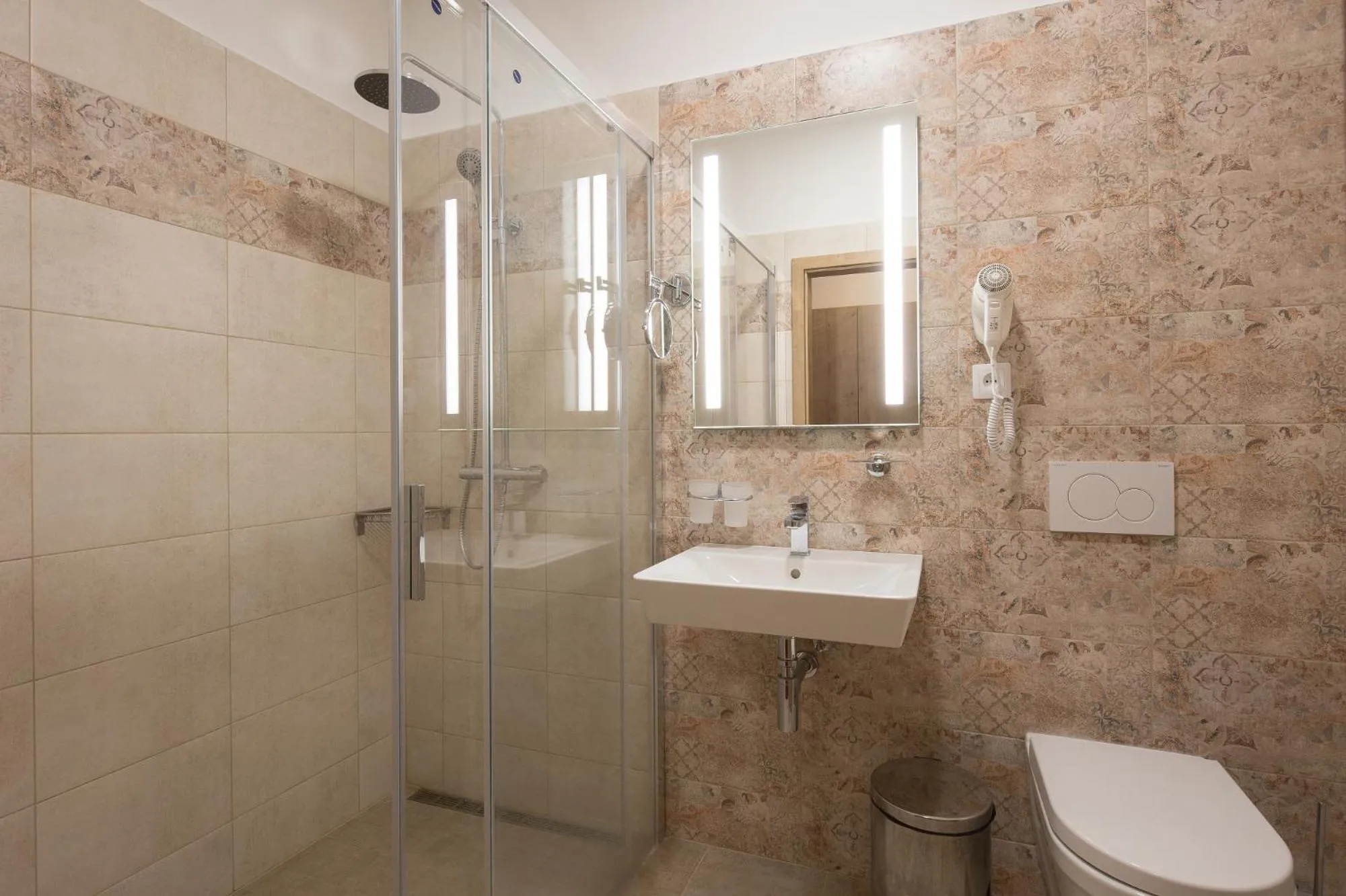 Bathroom in Hotel U Černého orla