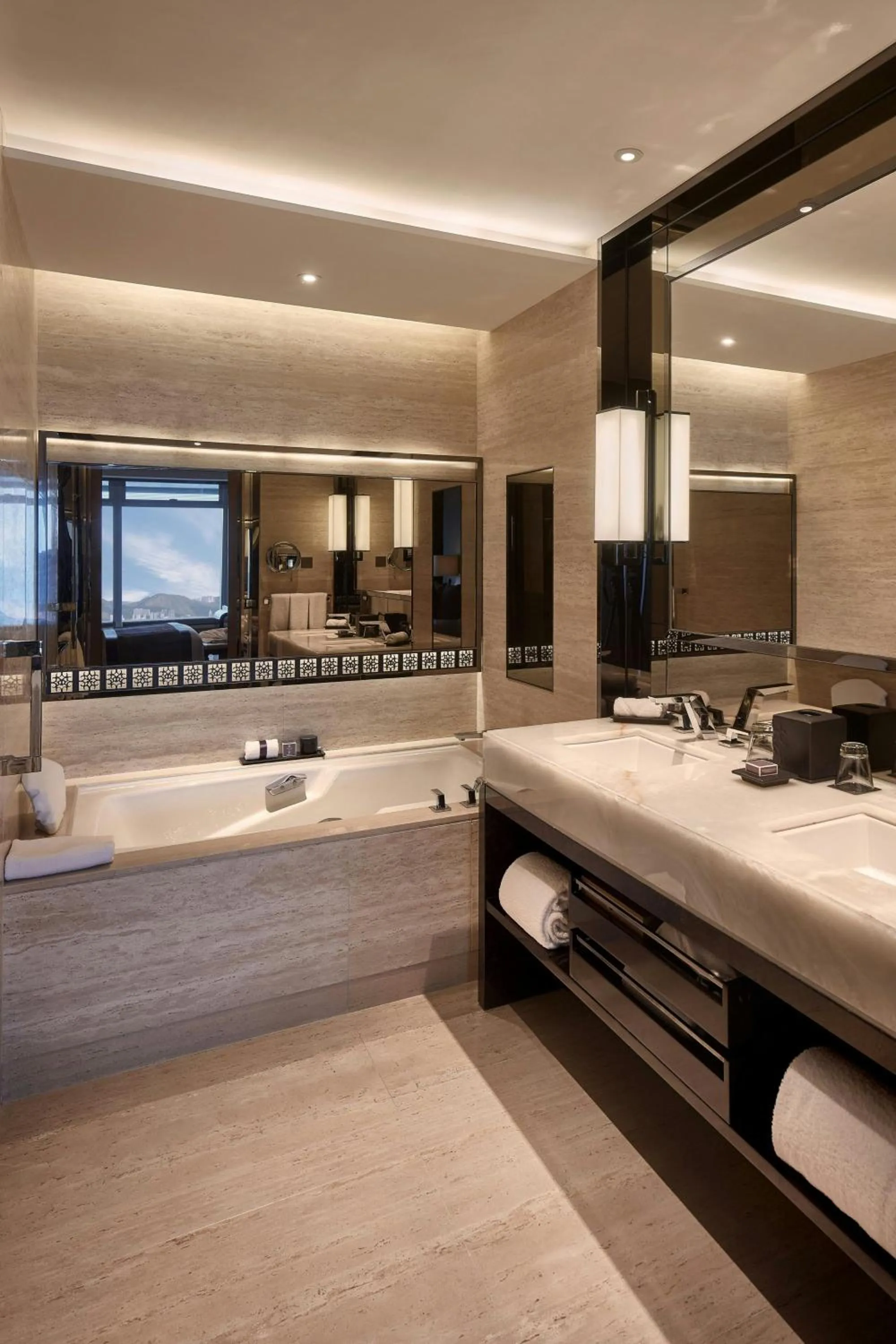 Bathroom in The Ritz-Carlton, Hong Kong
