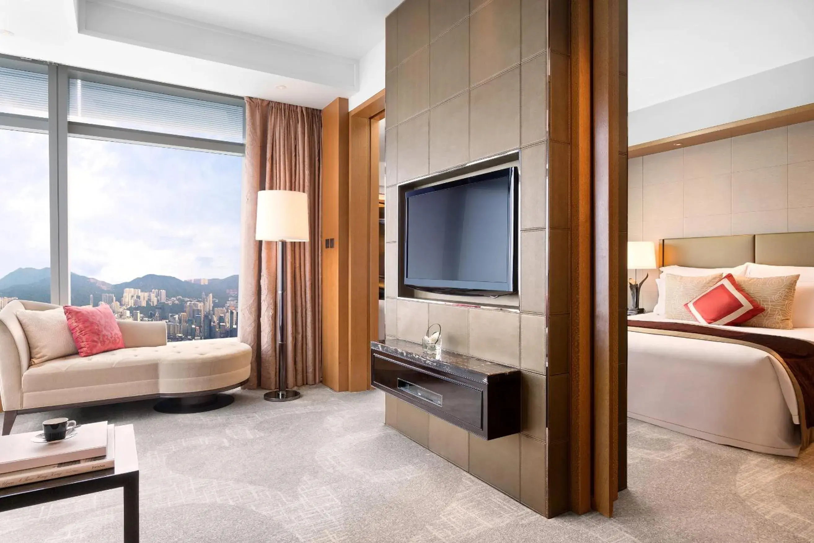 Deluxe Victoria Harbor Suite with King Bed, Club Lounge Access in The Ritz-Carlton, Hong Kong Deluxe Victoria Harbor Suite with King Bed, Club Lounge Access in The Ritz-Carlton, Hong Kong