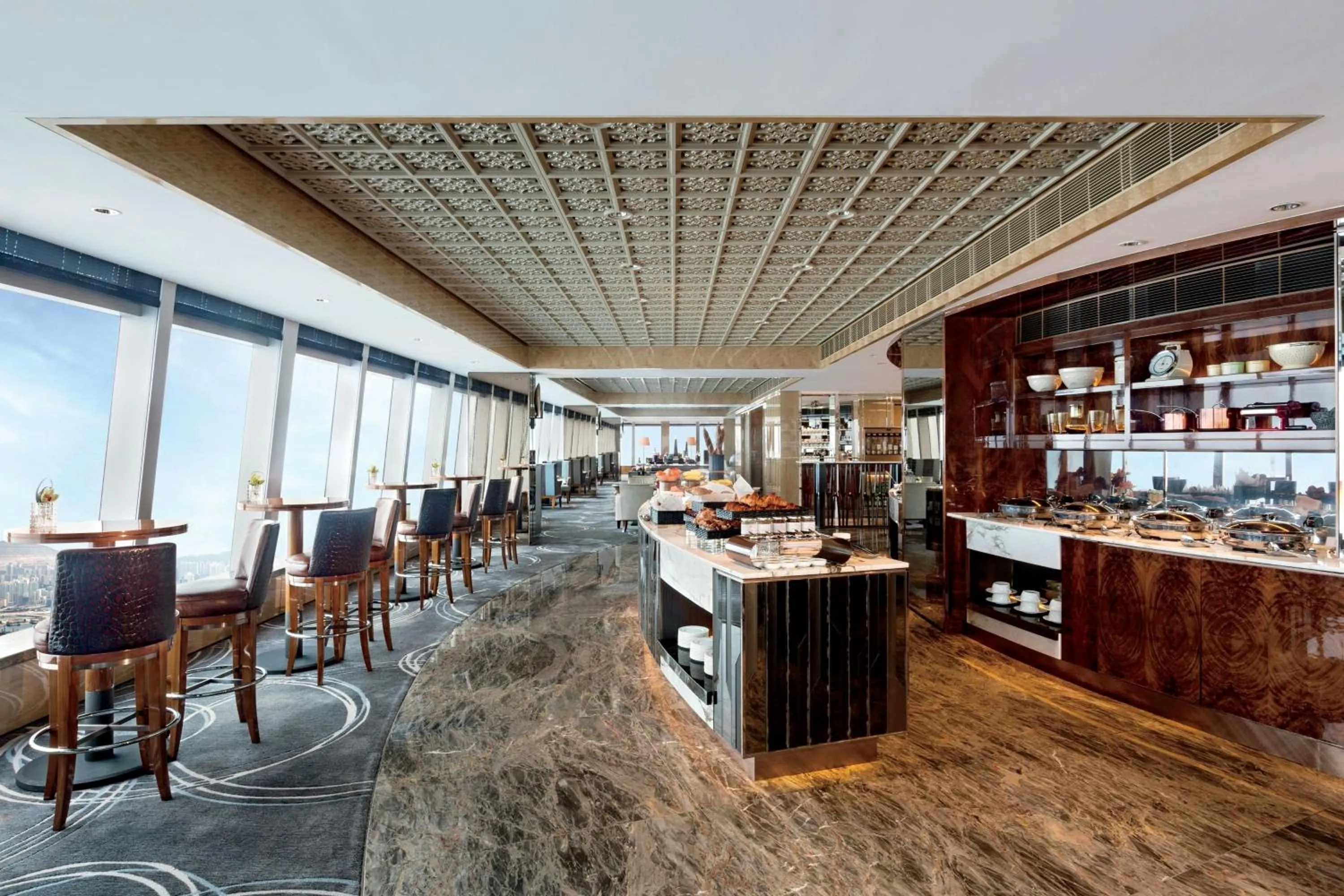 Lounge or bar in The Ritz-Carlton, Hong Kong
