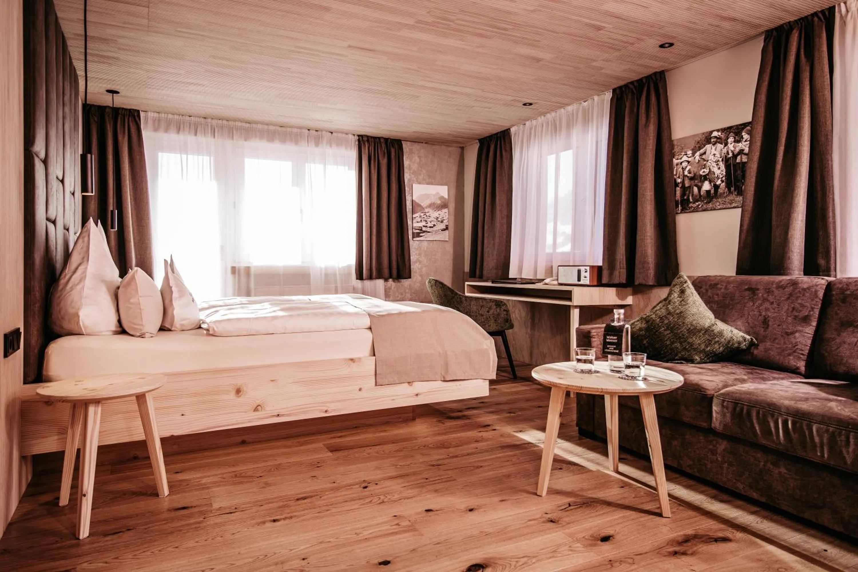 Bed in Hotel Birkenhöhe