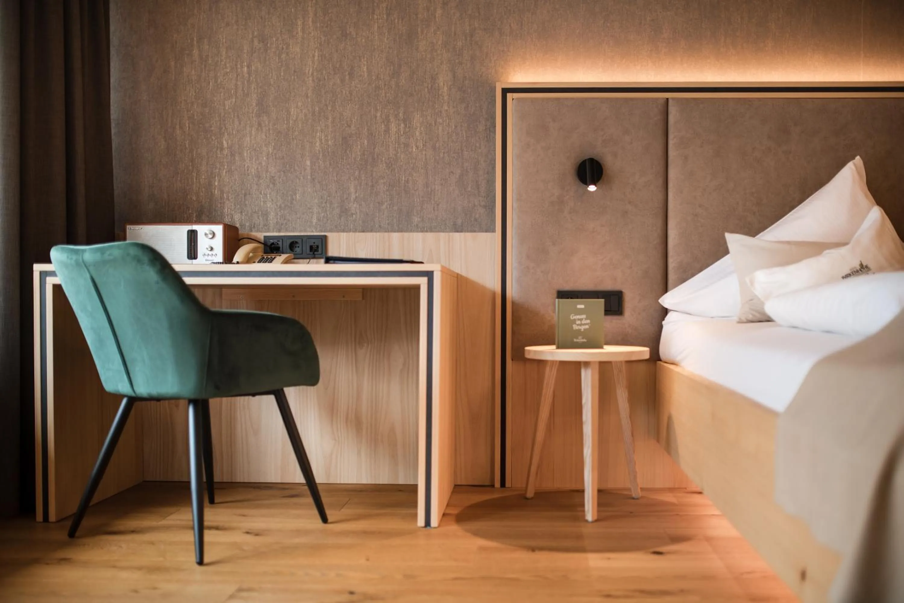 Bed in Hotel Birkenhöhe