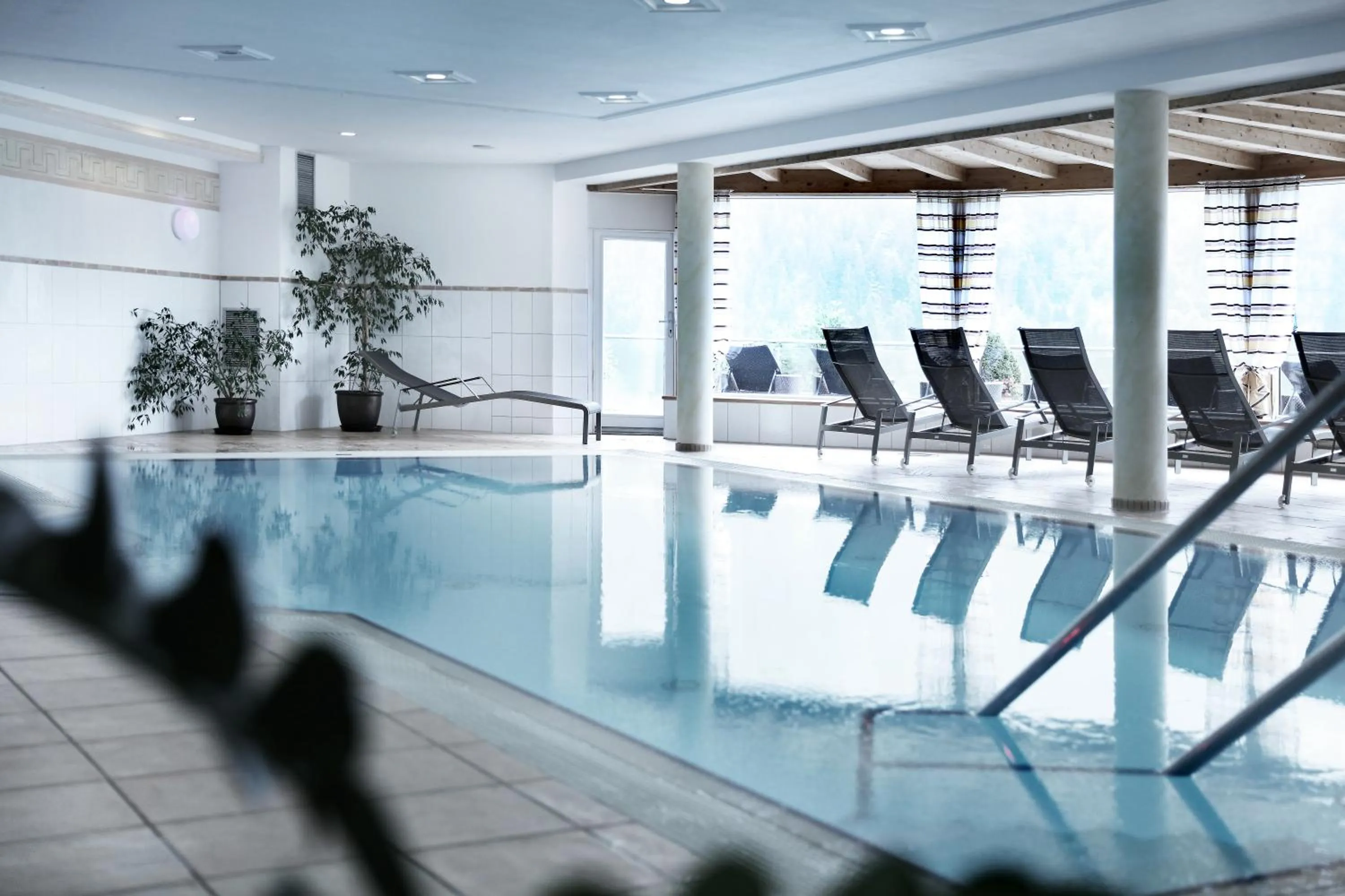 Pool view in Hotel Birkenhöhe