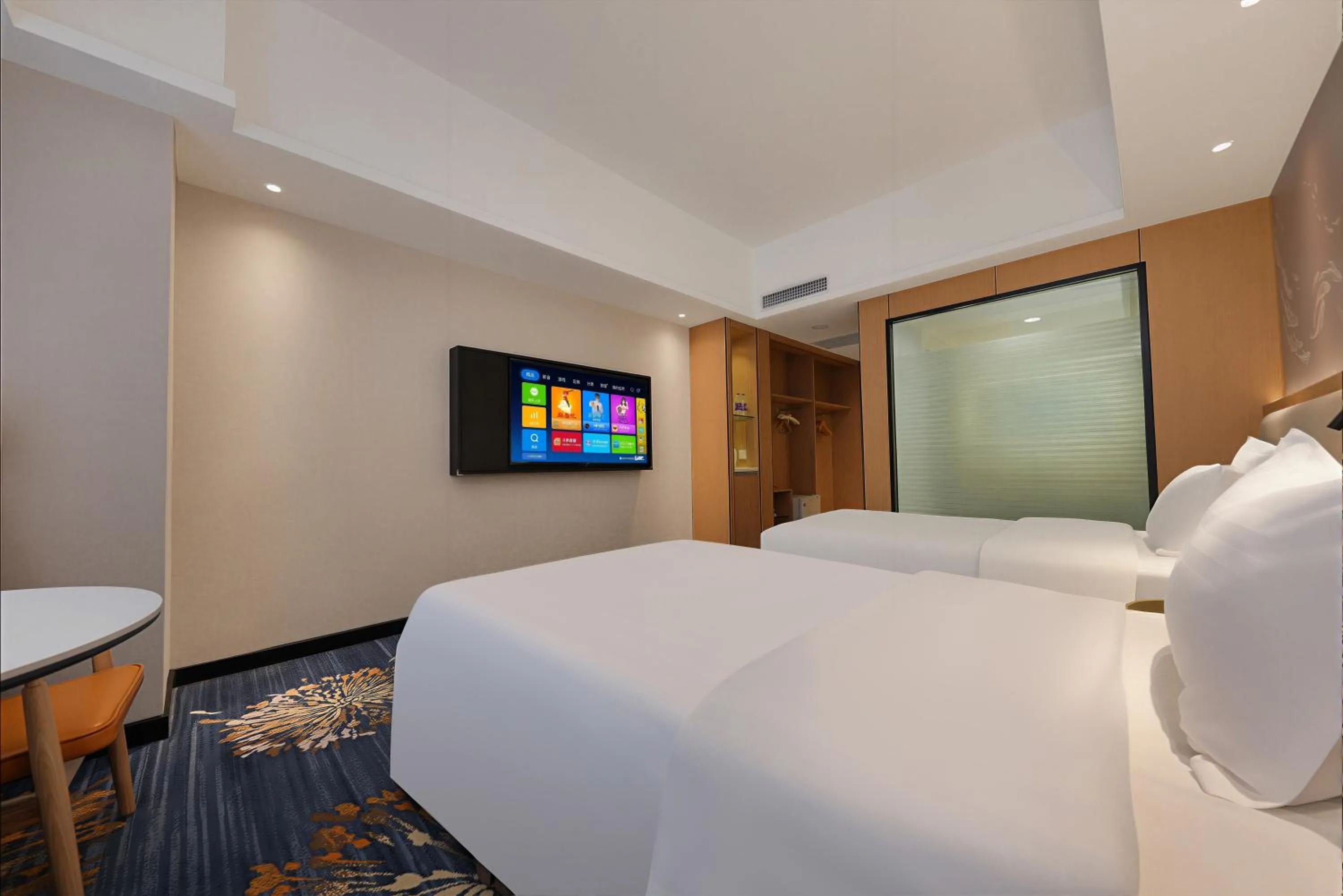 Bedroom, Bed in Zhengzhou Yuehai Hotel