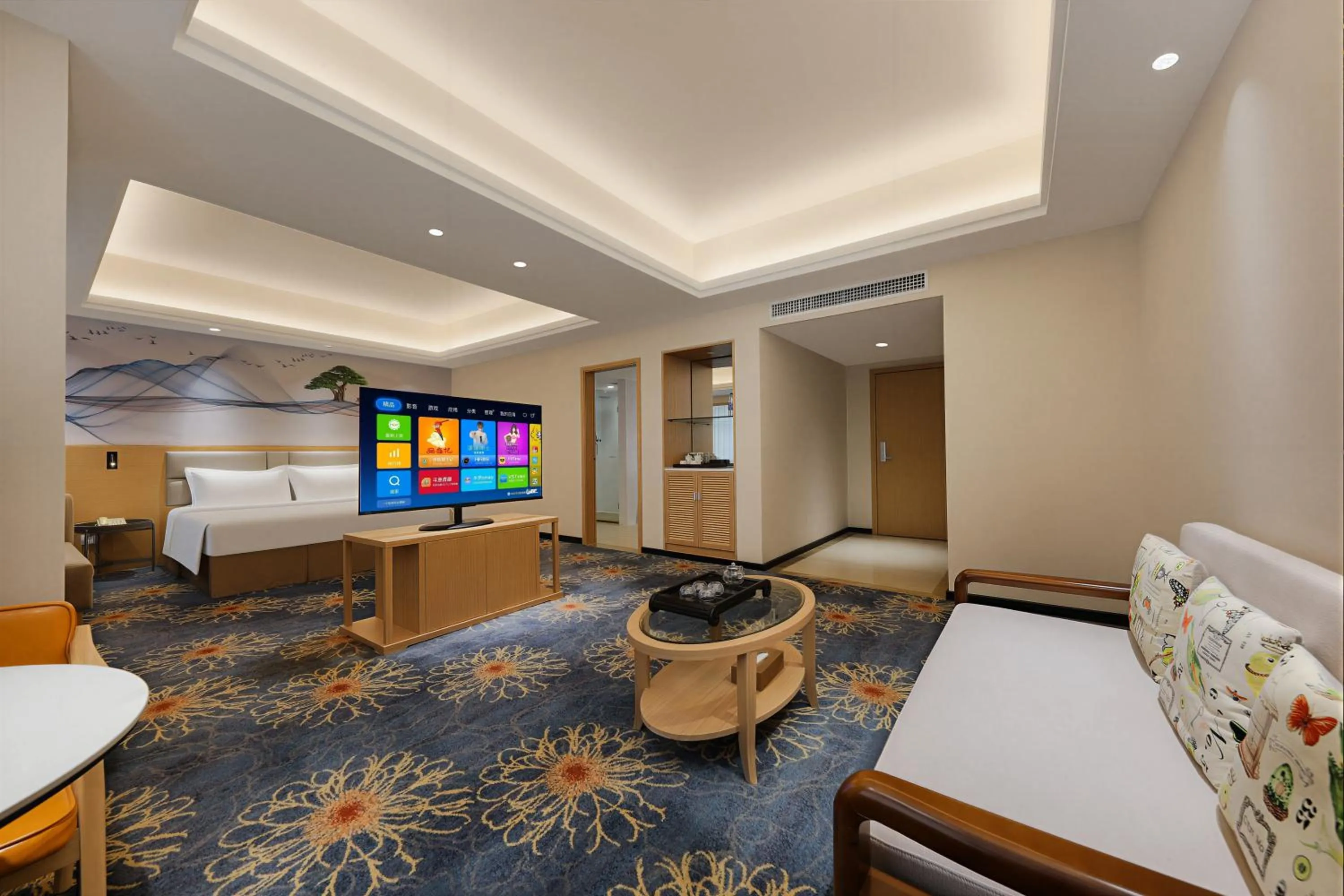 Seating area in Zhengzhou Yuehai Hotel