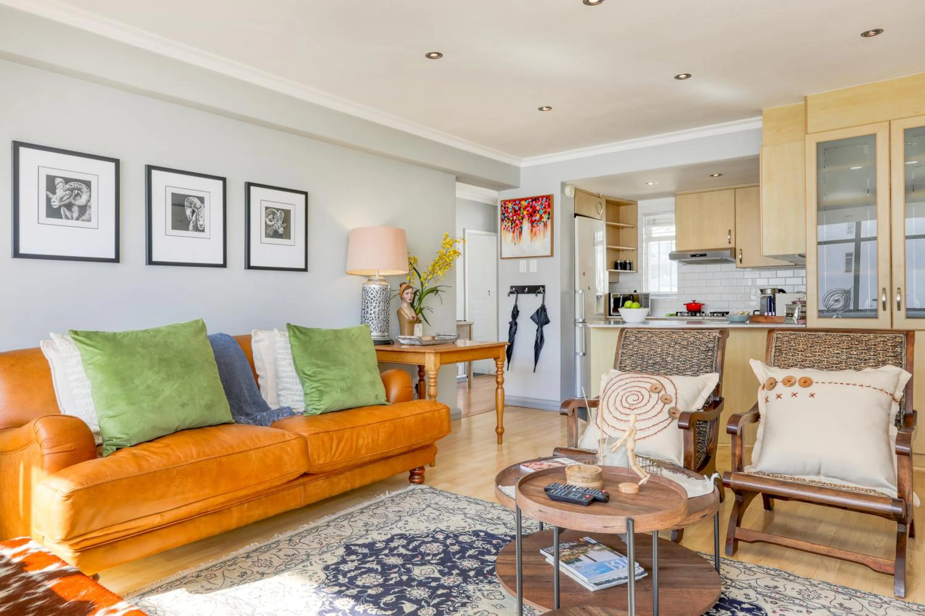 Kitchen or kitchenette in Backup-Powered Bantry Bay View 2 Bed Apartment