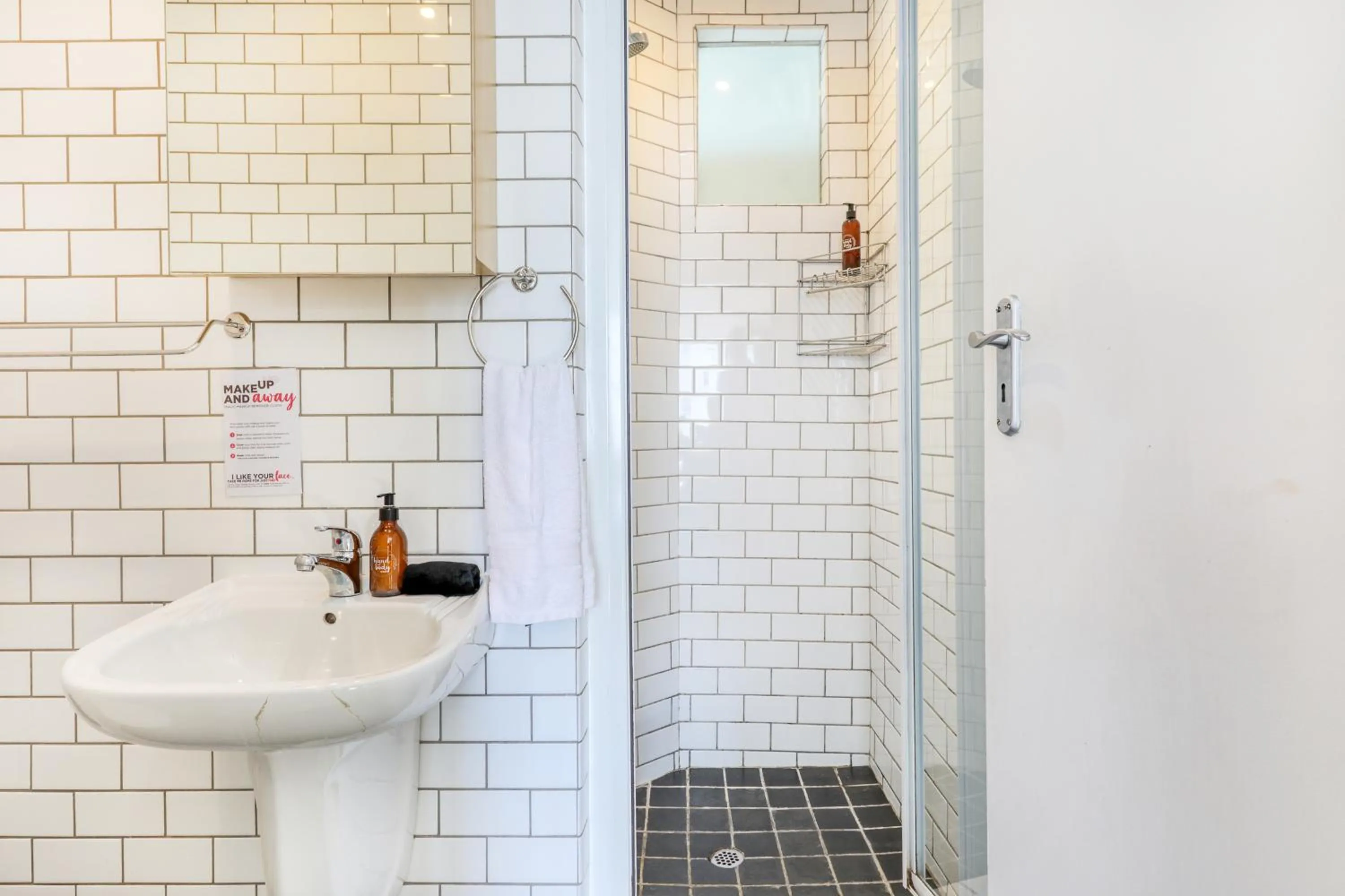 Shower in Backup-Powered Bantry Bay View 2 Bed Apartment