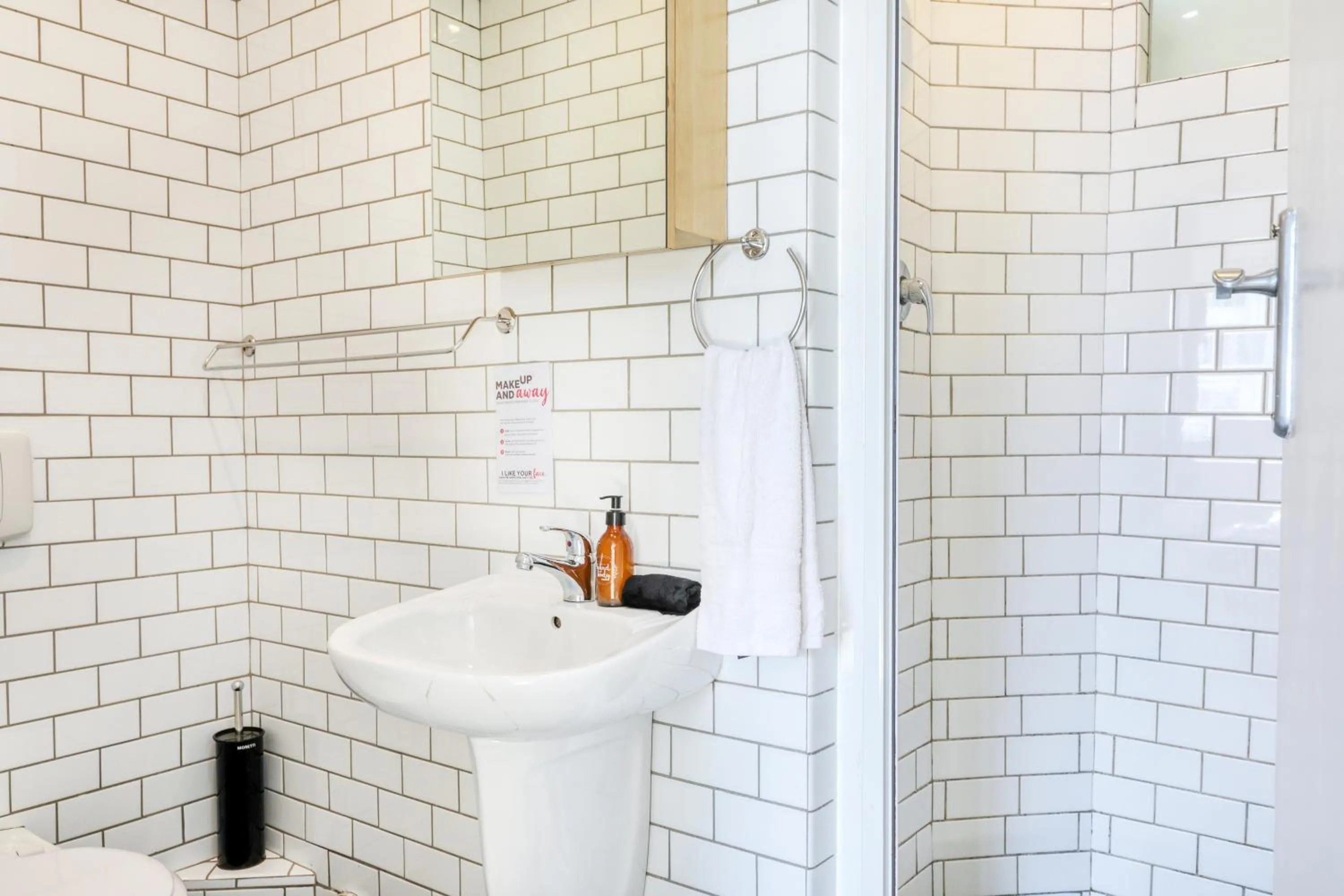 Shower in Backup-Powered Bantry Bay View 2 Bed Apartment