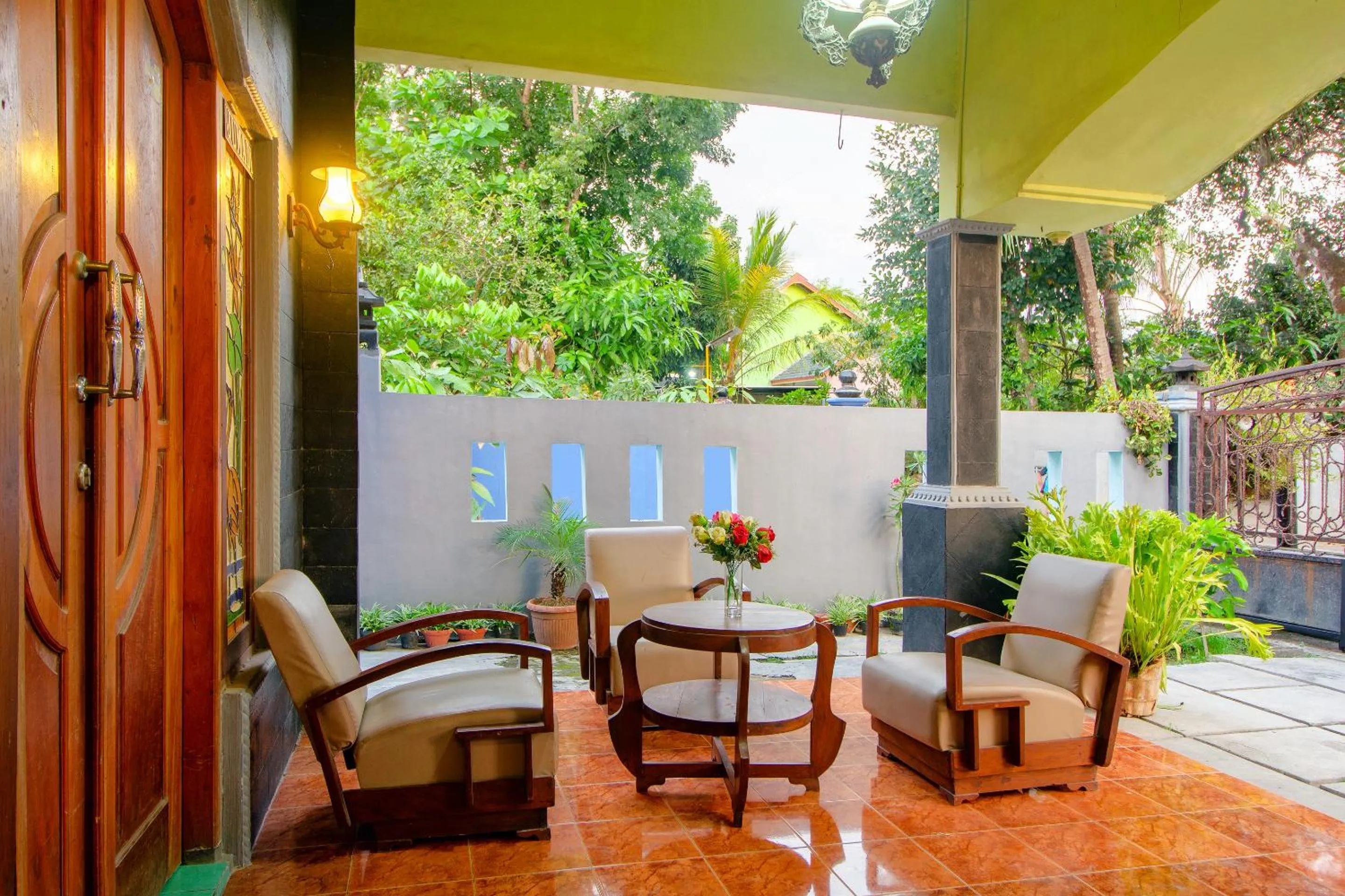 Seating area in Hotel O Opak Village Bed & Breakfast