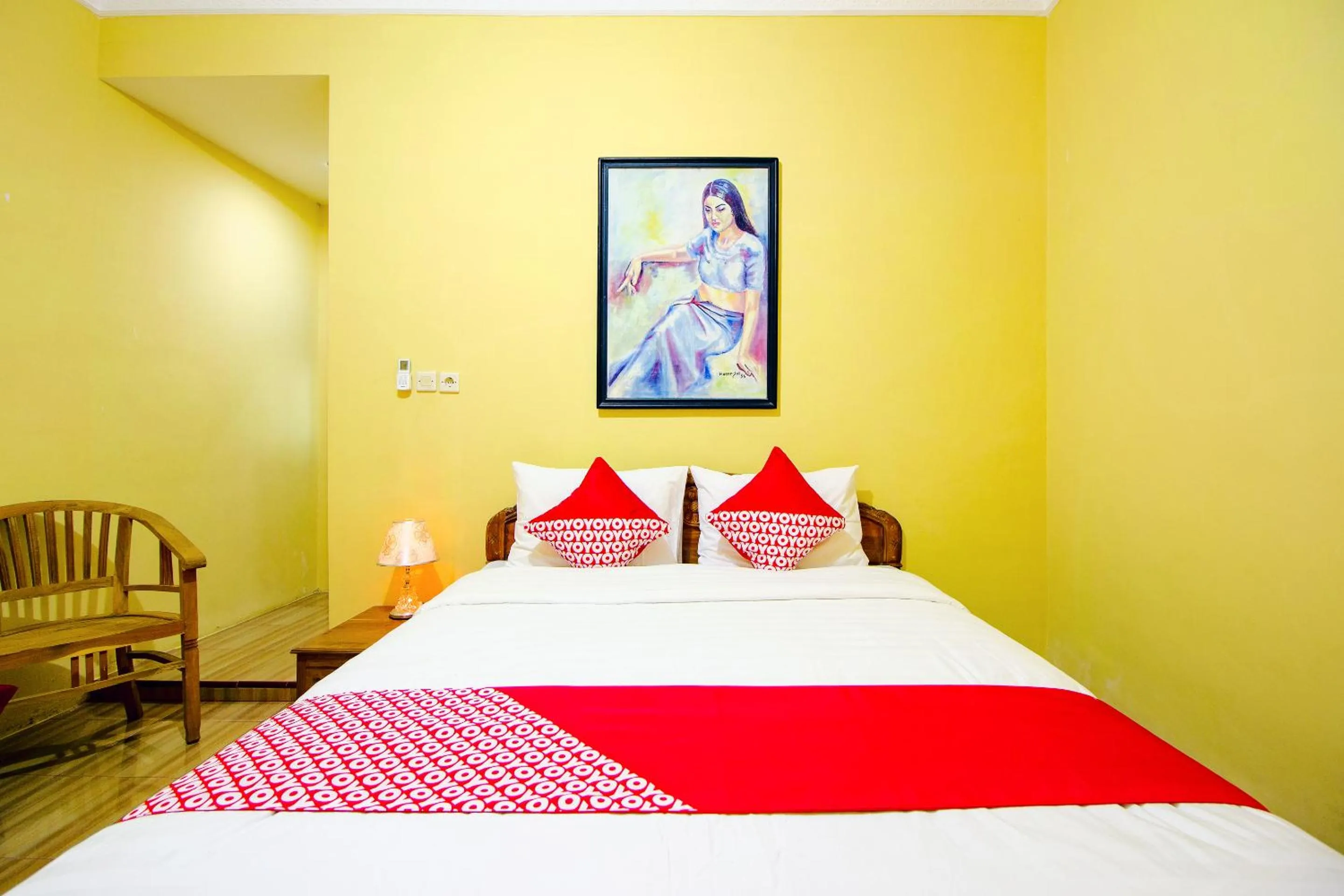 Bedroom in Hotel O Opak Village Bed & Breakfast