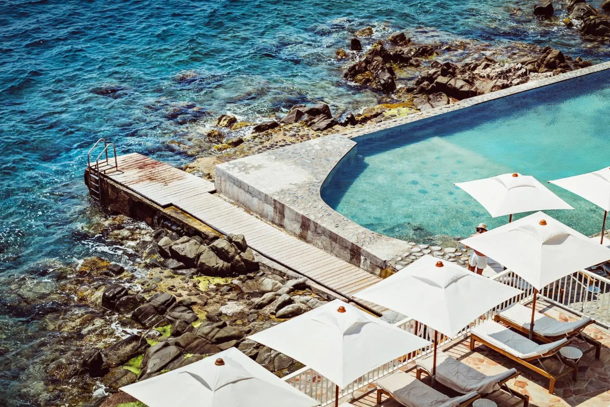 Swimming pool in Les Roches Rouges, a Beaumier hotel Swimming pool in Les Roches Rouges, a Beaumier hotel