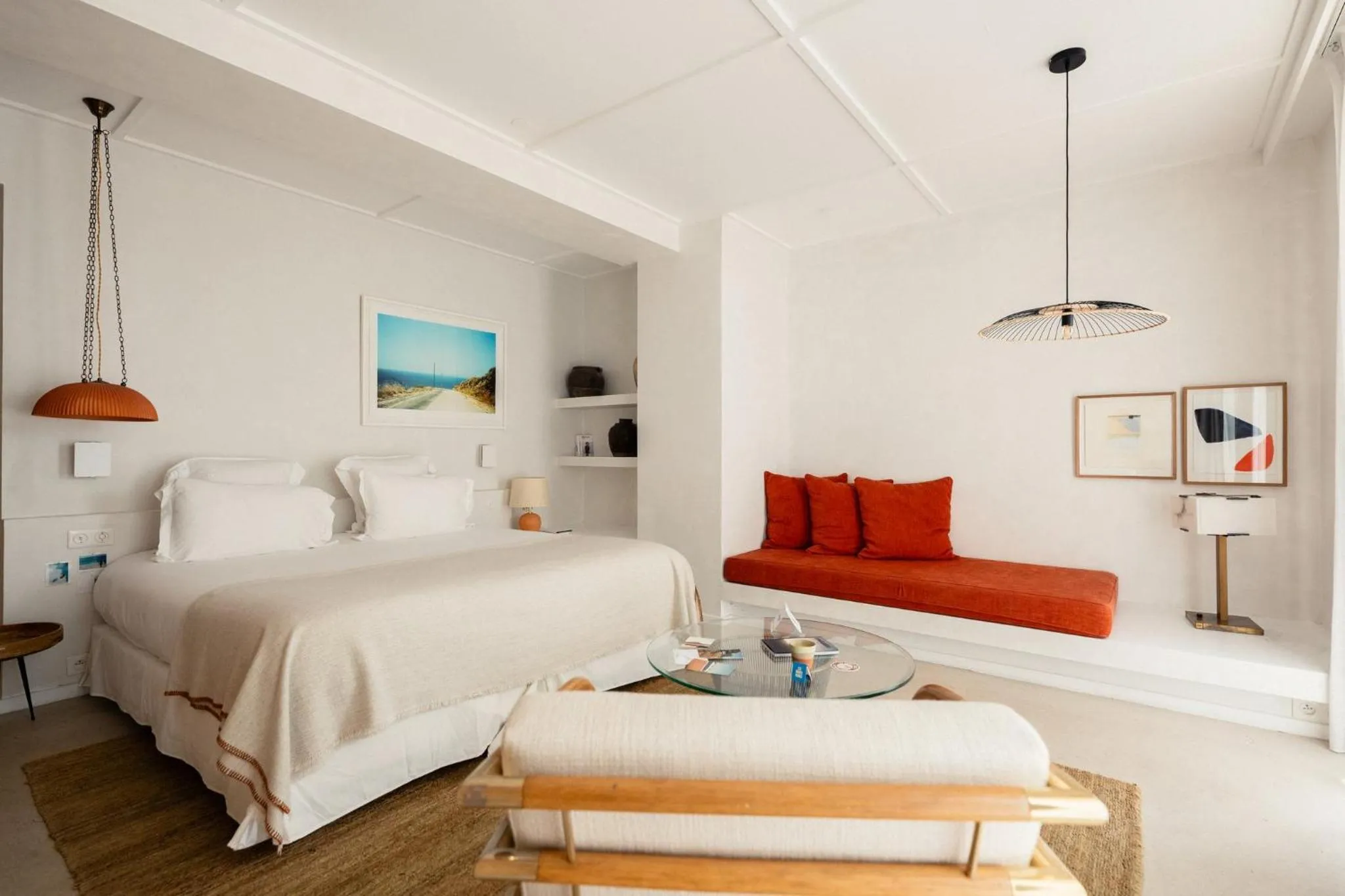 Photo of the whole room, Bed in Les Roches Rouges, a Beaumier hotel