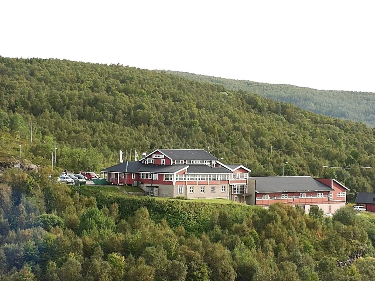 Bird's eye view in Tjeldsundbrua Hotel