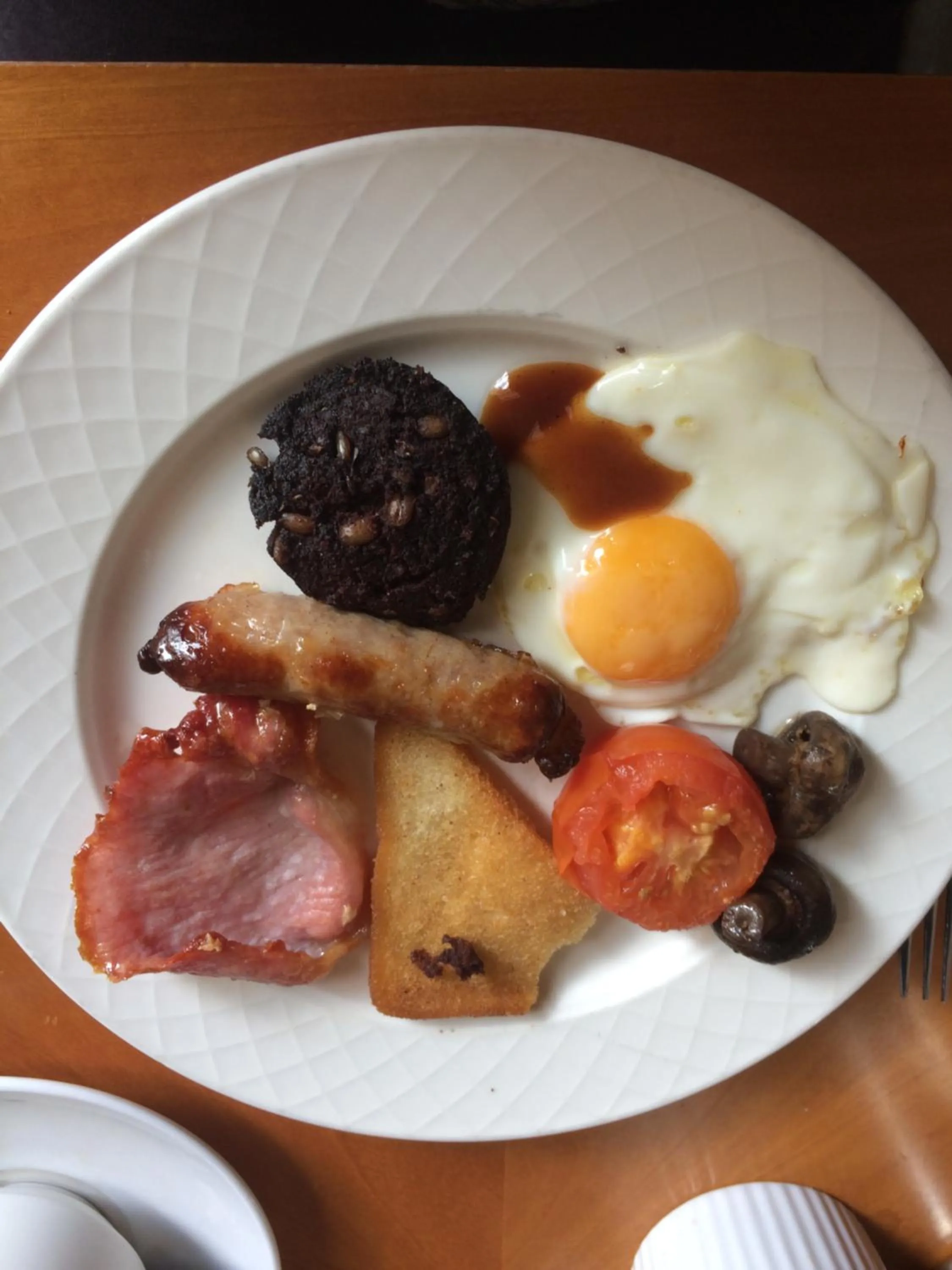 Food close-up in Acorn Guest House in Hull