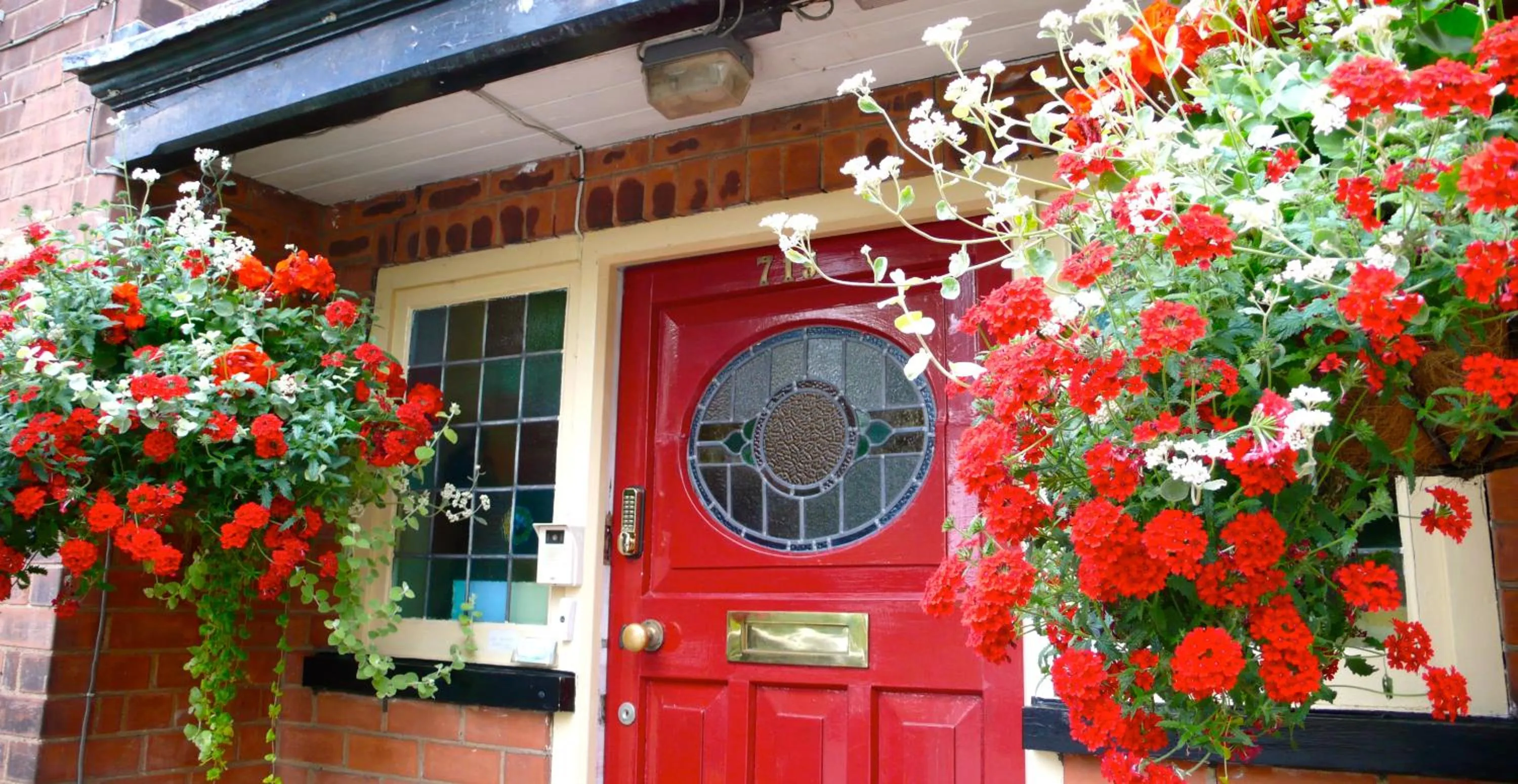 Decorative detail in Acorn Guest House in Hull