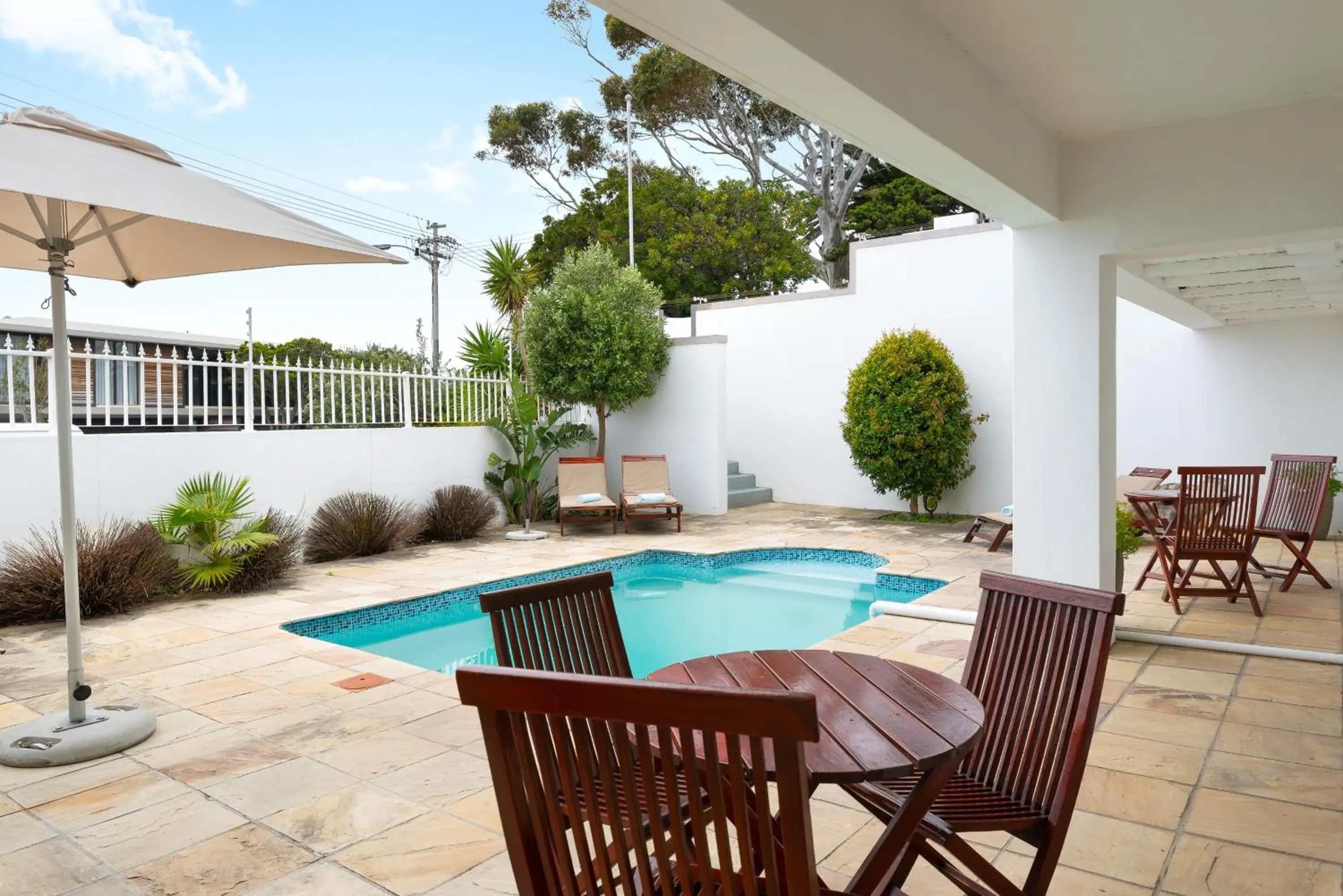 Pool view in 61 on Camps Bay Pool view in 61 on Camps Bay