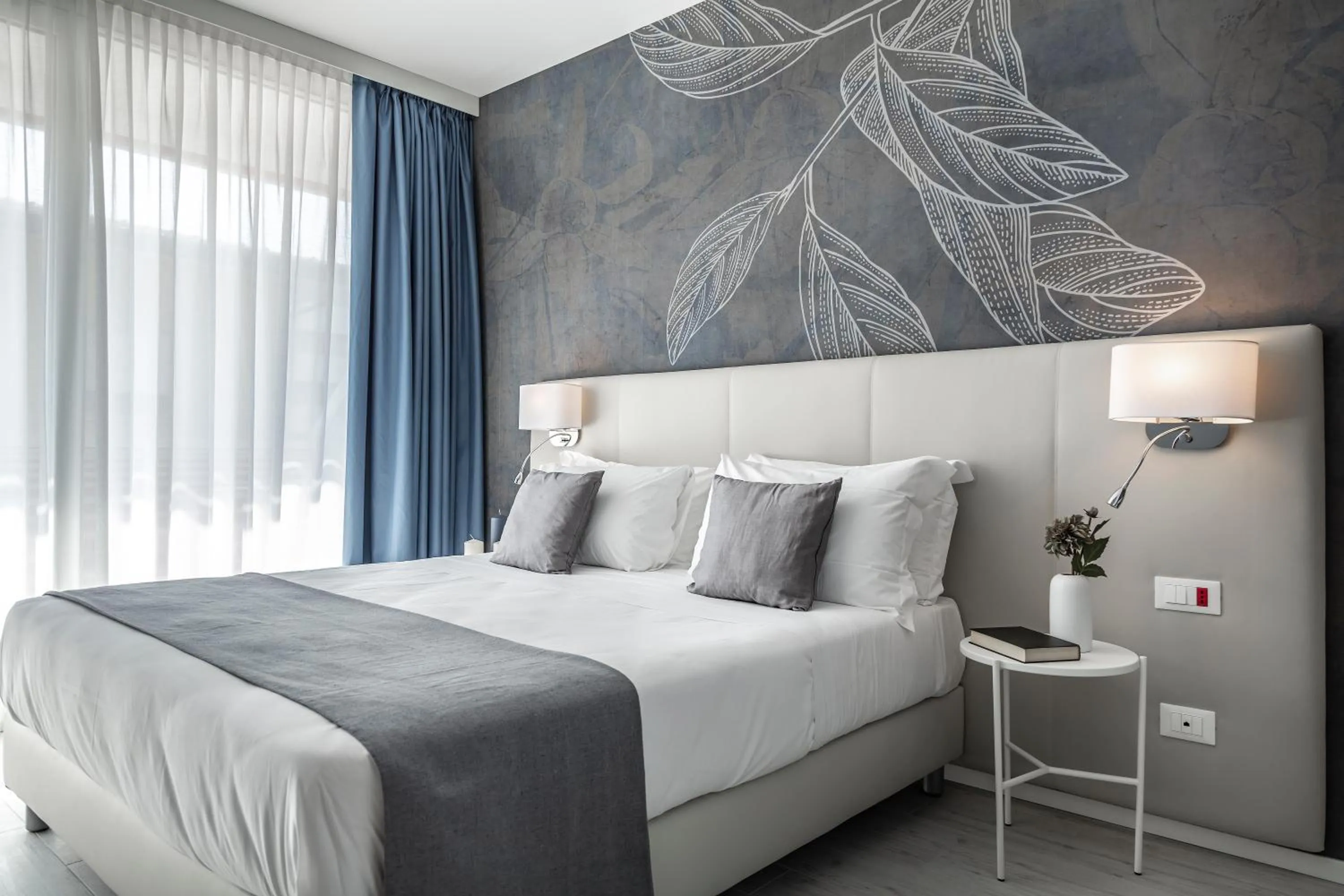 Bedroom, Bed in Hotel Amburgo