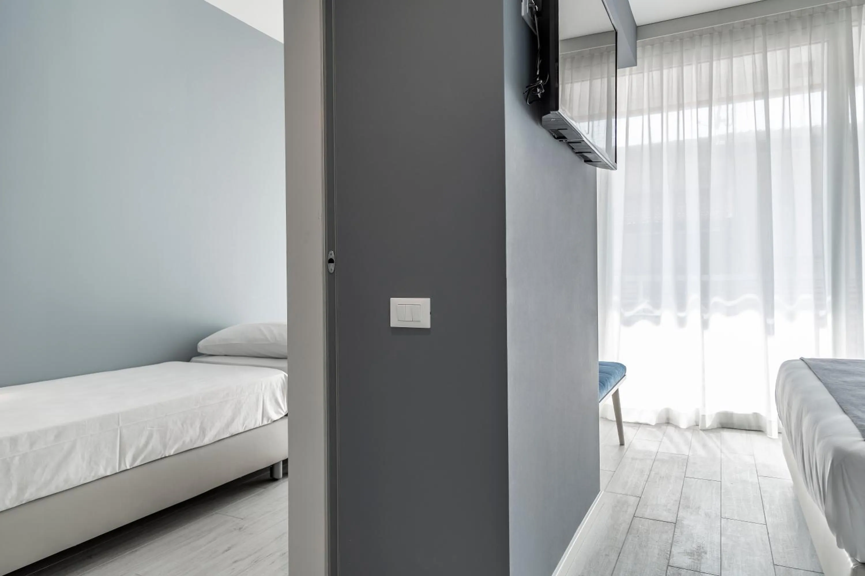 Bedroom, Bed in Hotel Amburgo