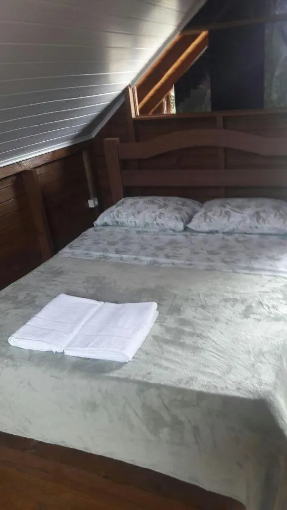 Bed in Pousada Rancho do Nhesko
