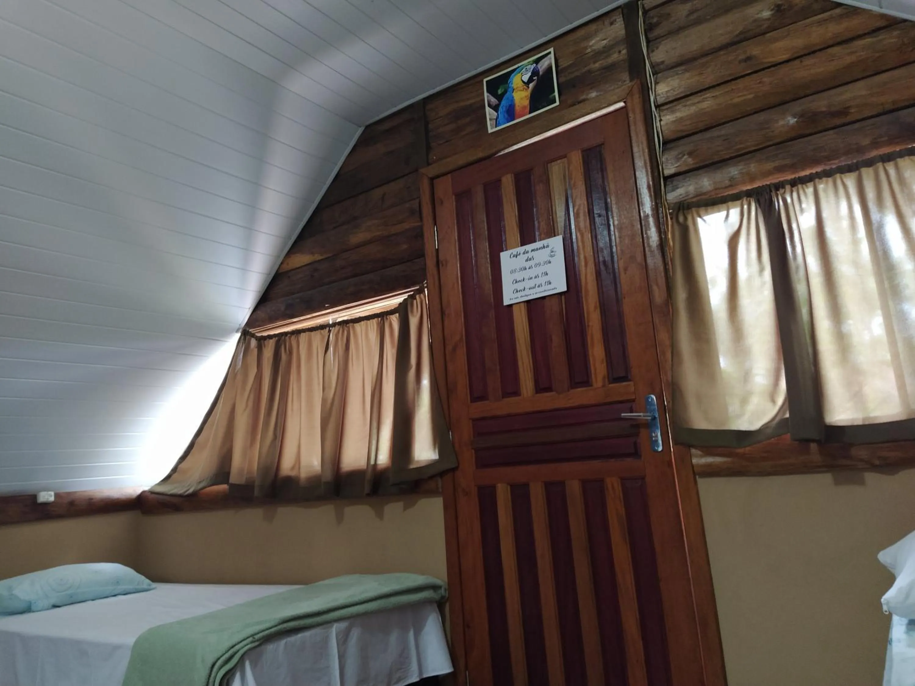 Bed in Pousada Rancho do Nhesko