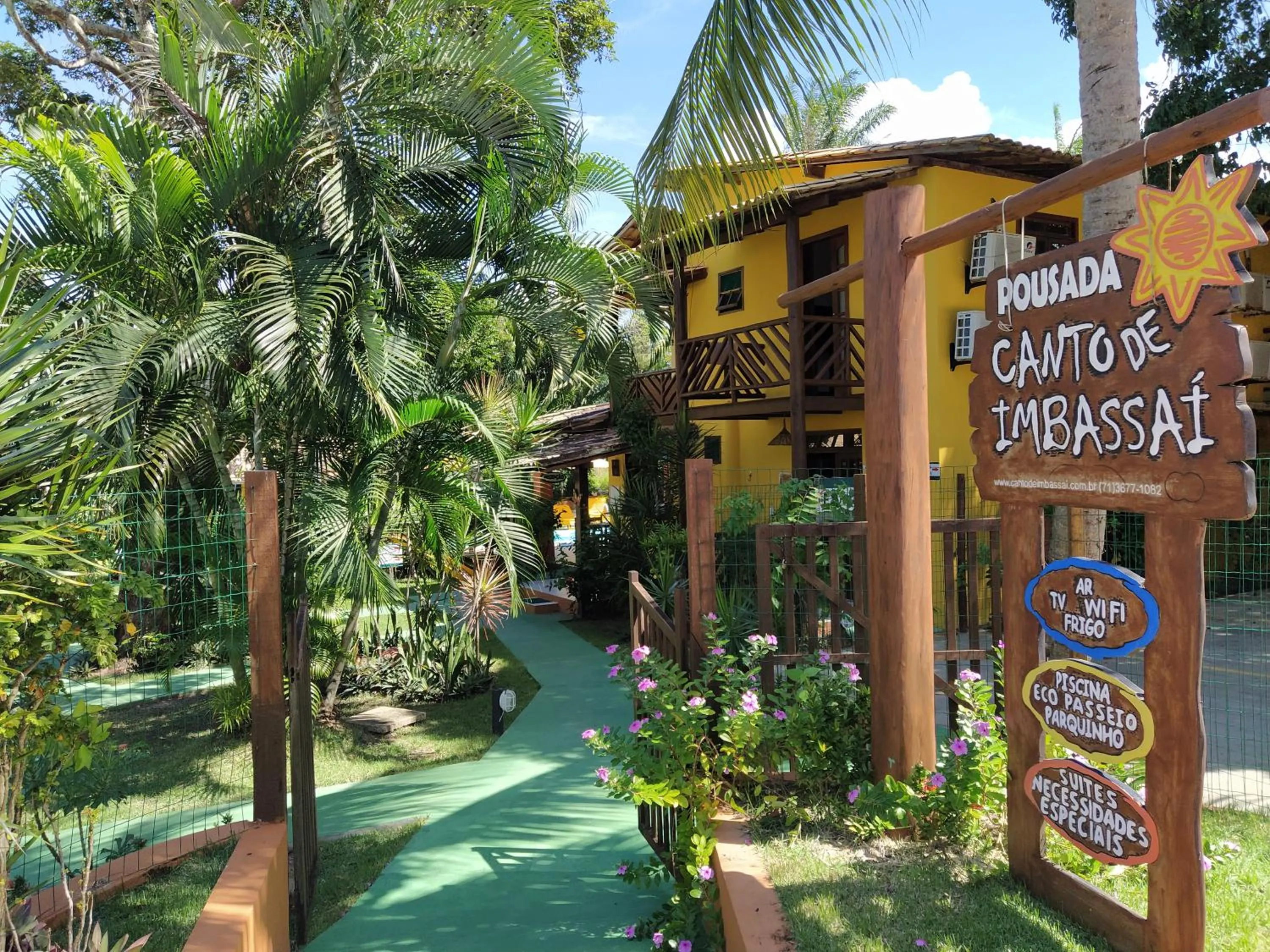 Facade/entrance in Pousada Canto De Imbassai