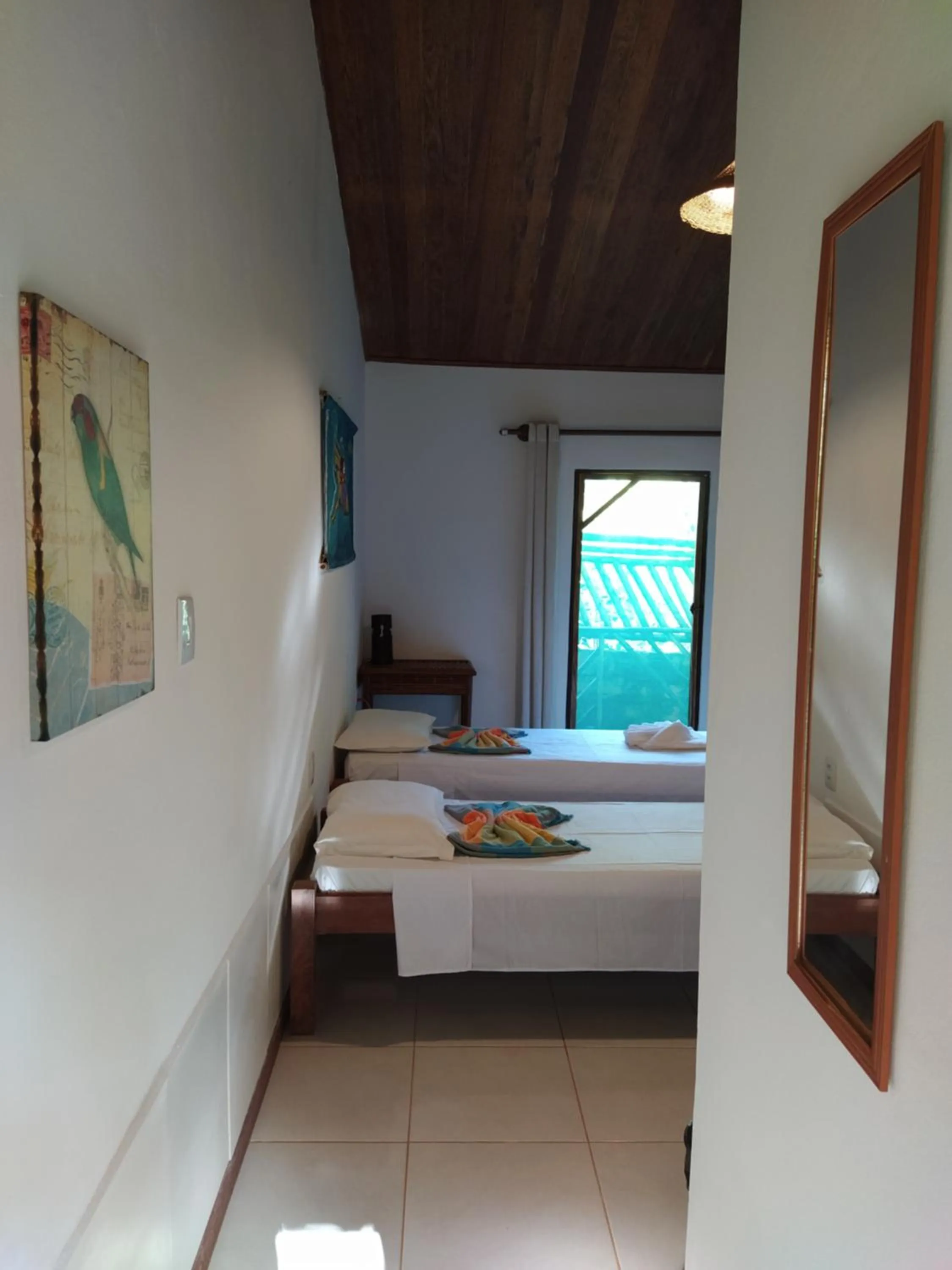 Bed in Pousada Canto De Imbassai