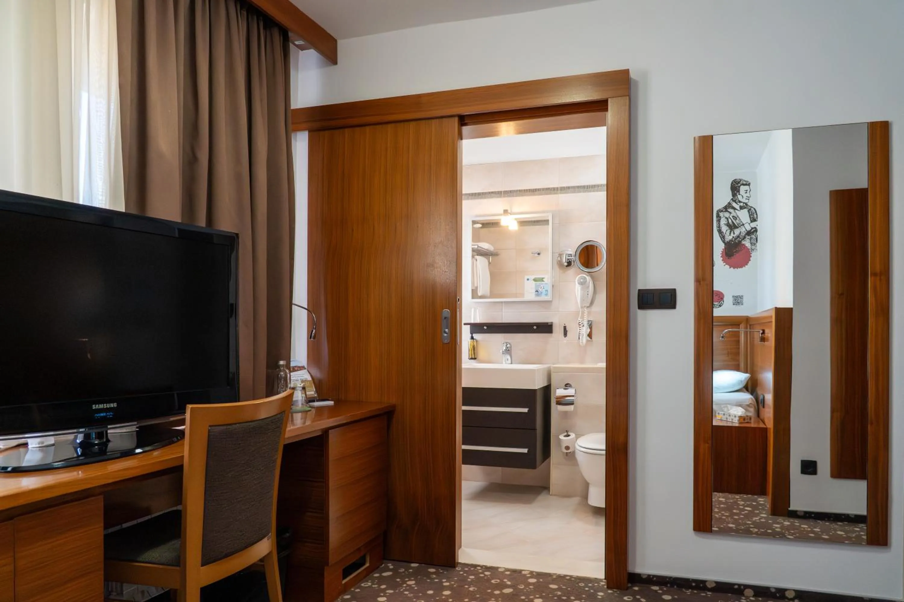 Bathroom in Hotel Piramida