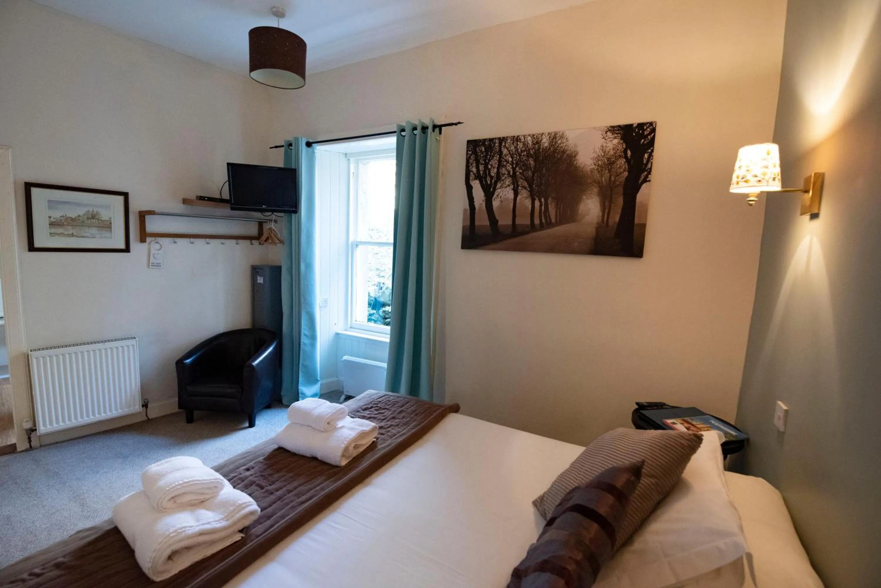 Bed in The Kirkmichael Hotel