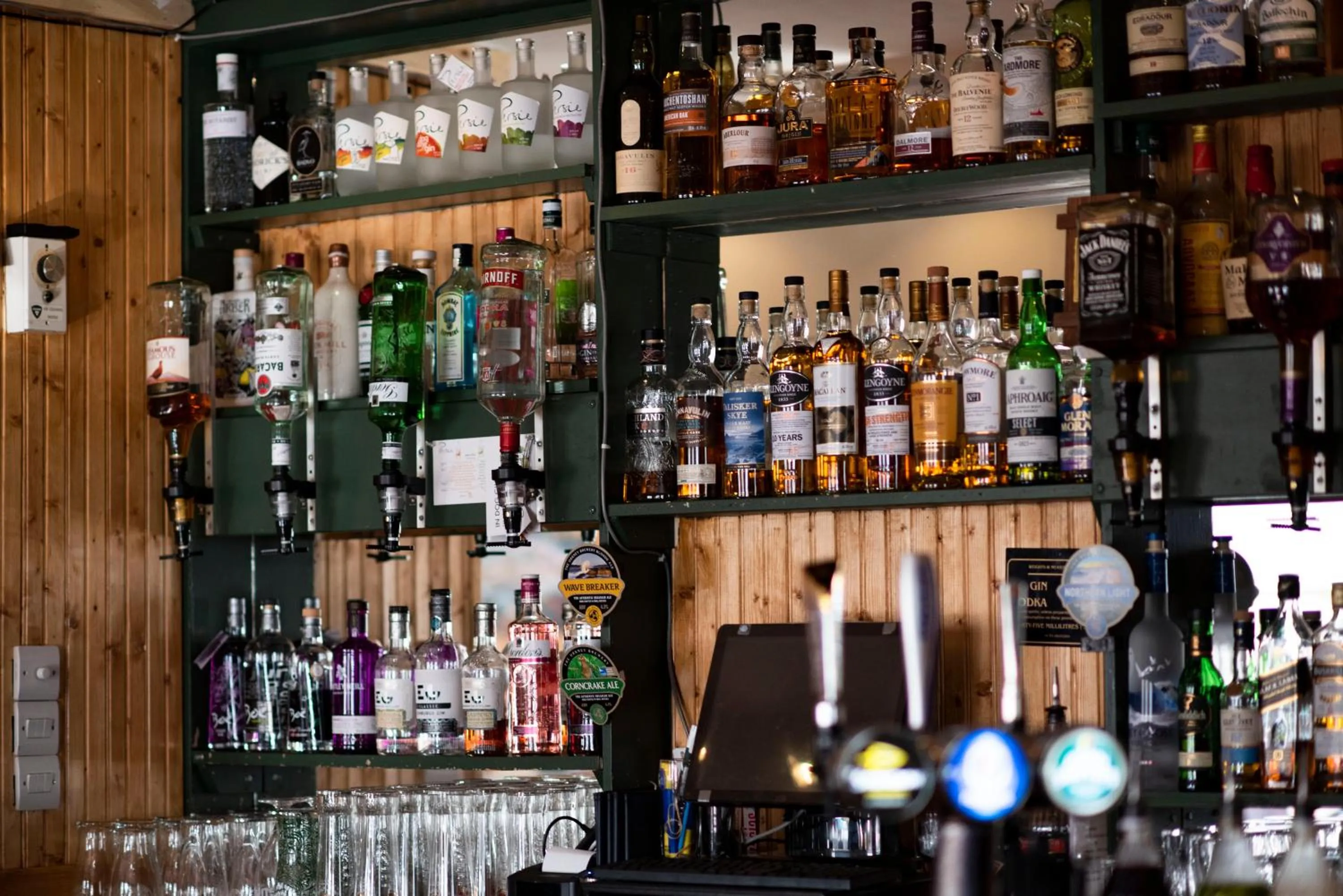 Alcoholic drinks in The Kirkmichael Hotel