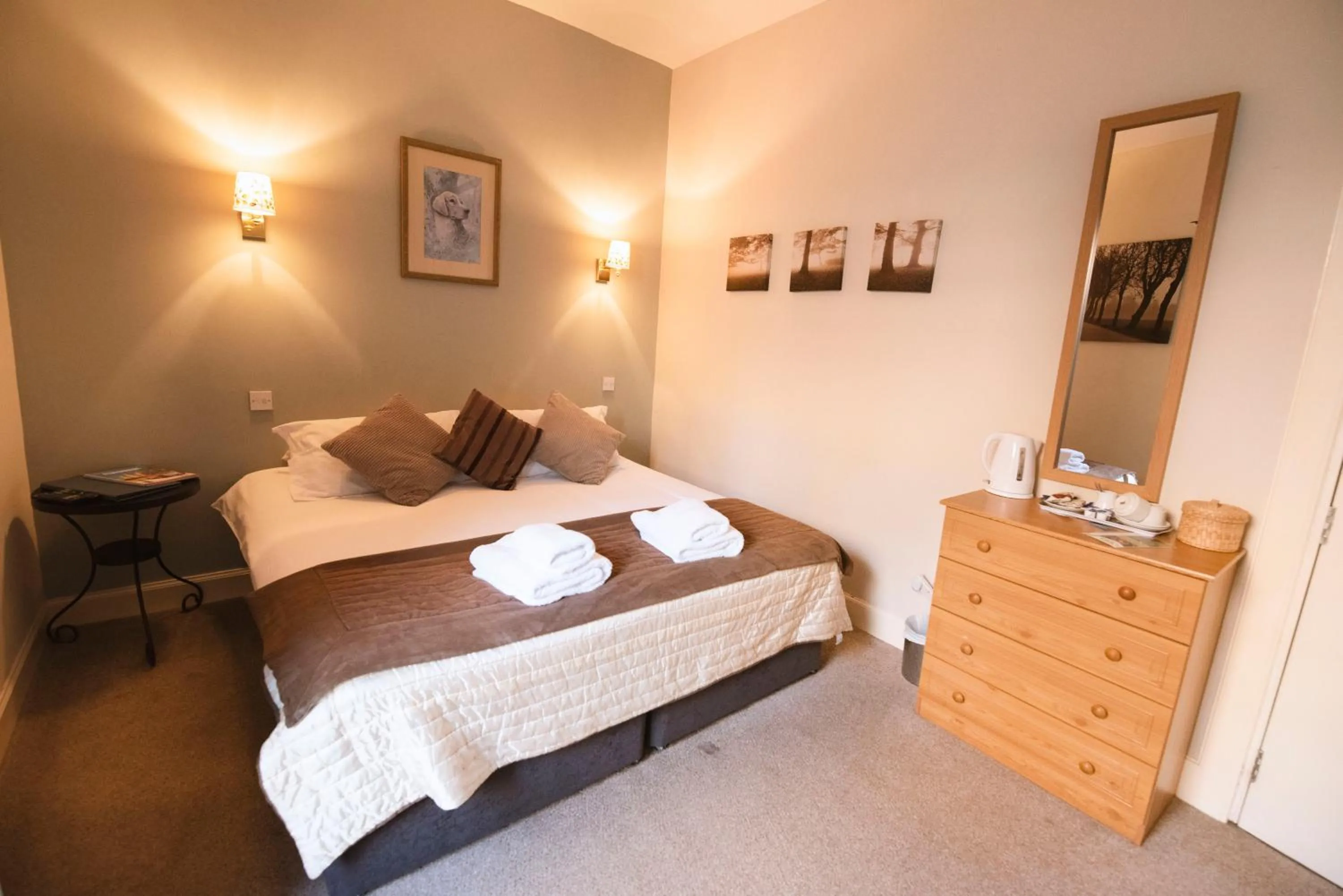 Bed in The Kirkmichael Hotel