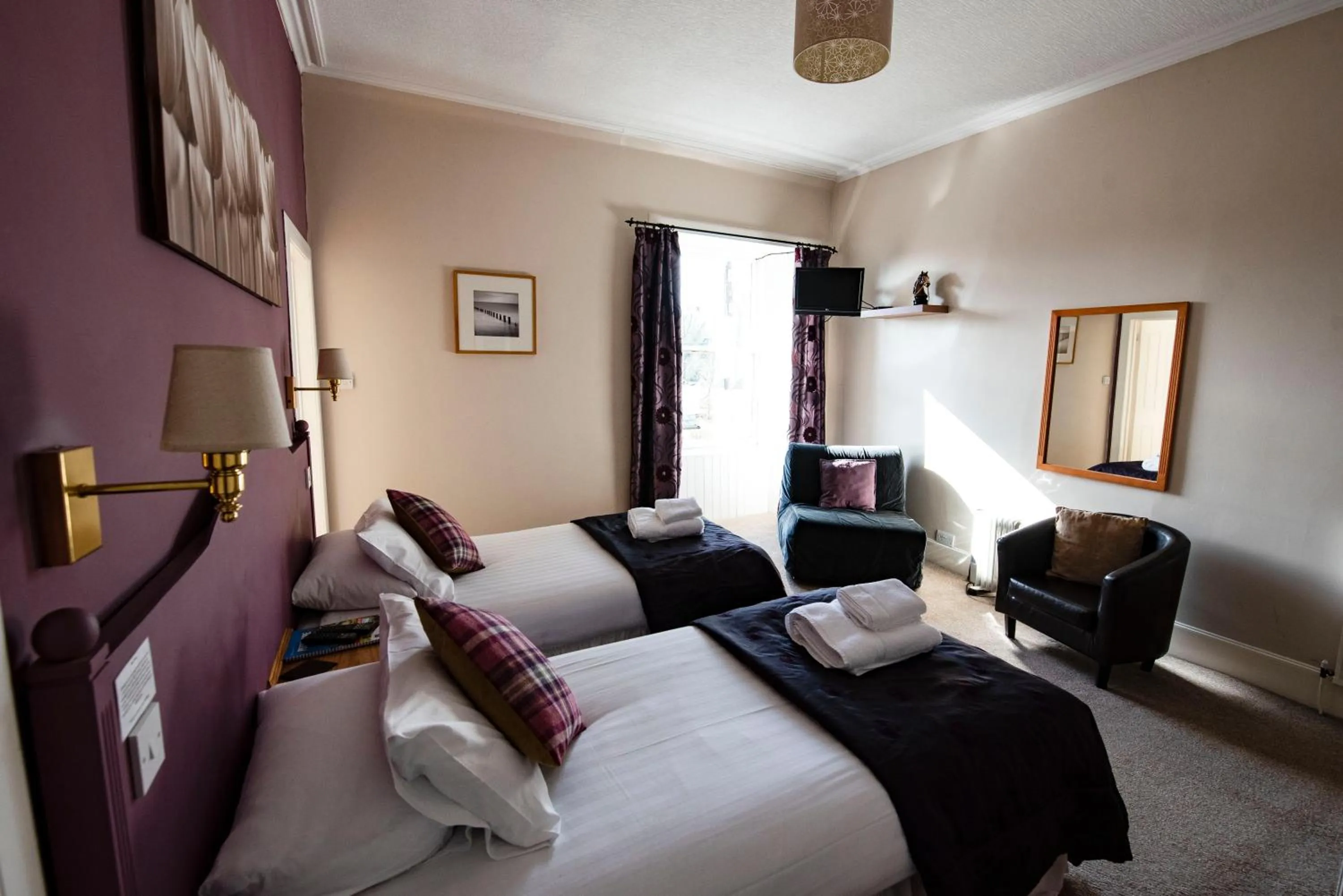 Bed in The Kirkmichael Hotel