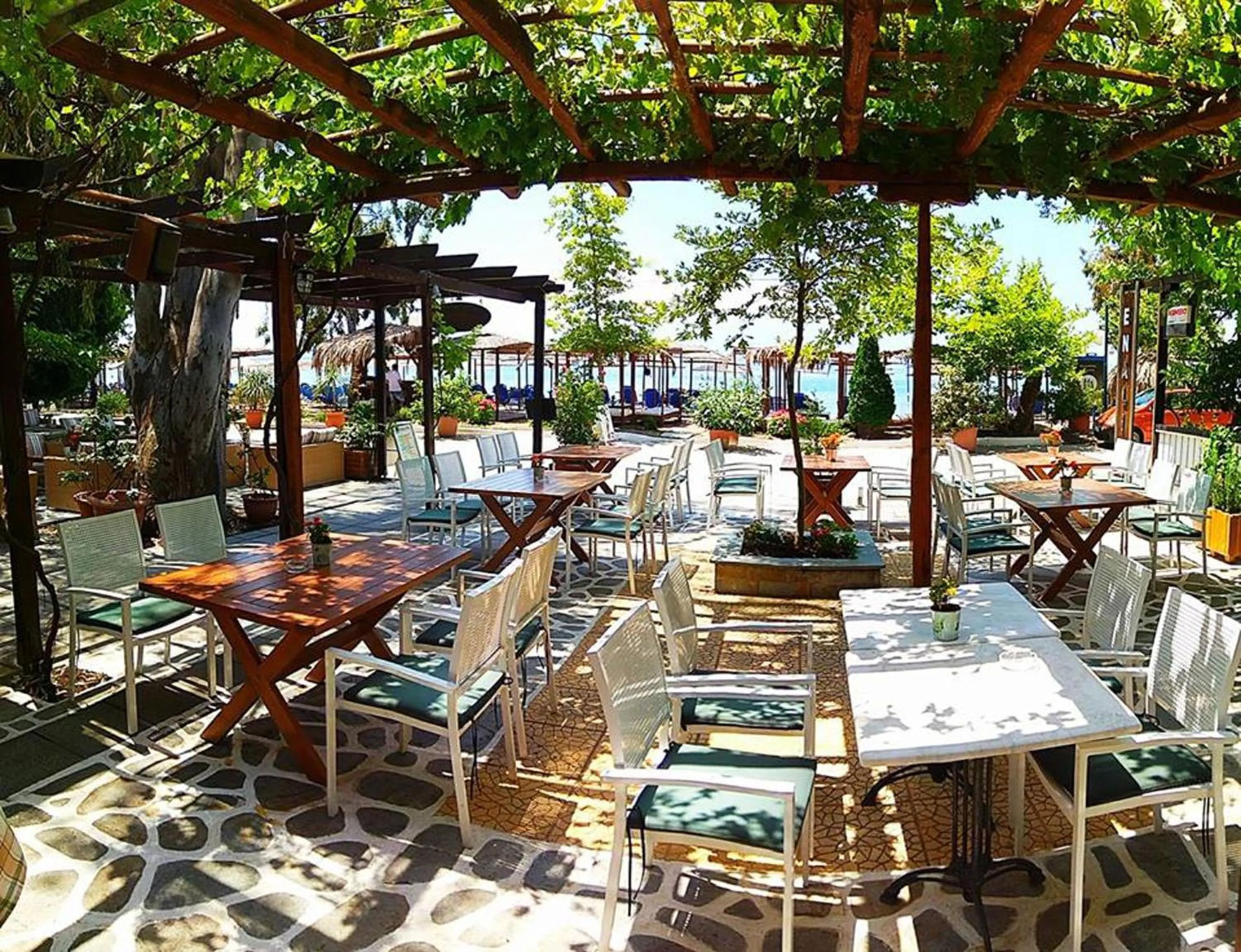 Garden in Enalion Hotel