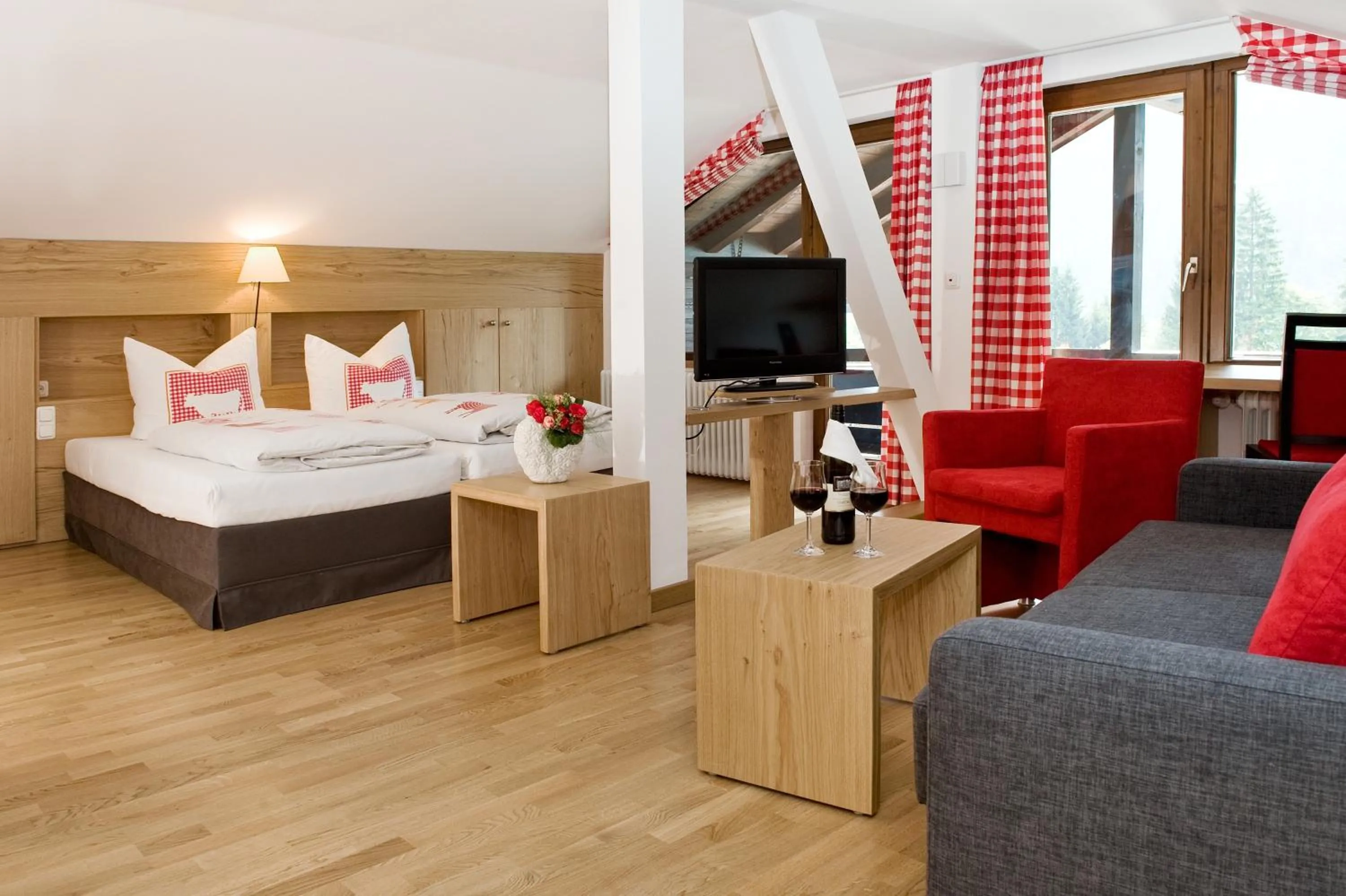Deluxe Double Room with Balcony in Alpengasthof Hotel Schwand