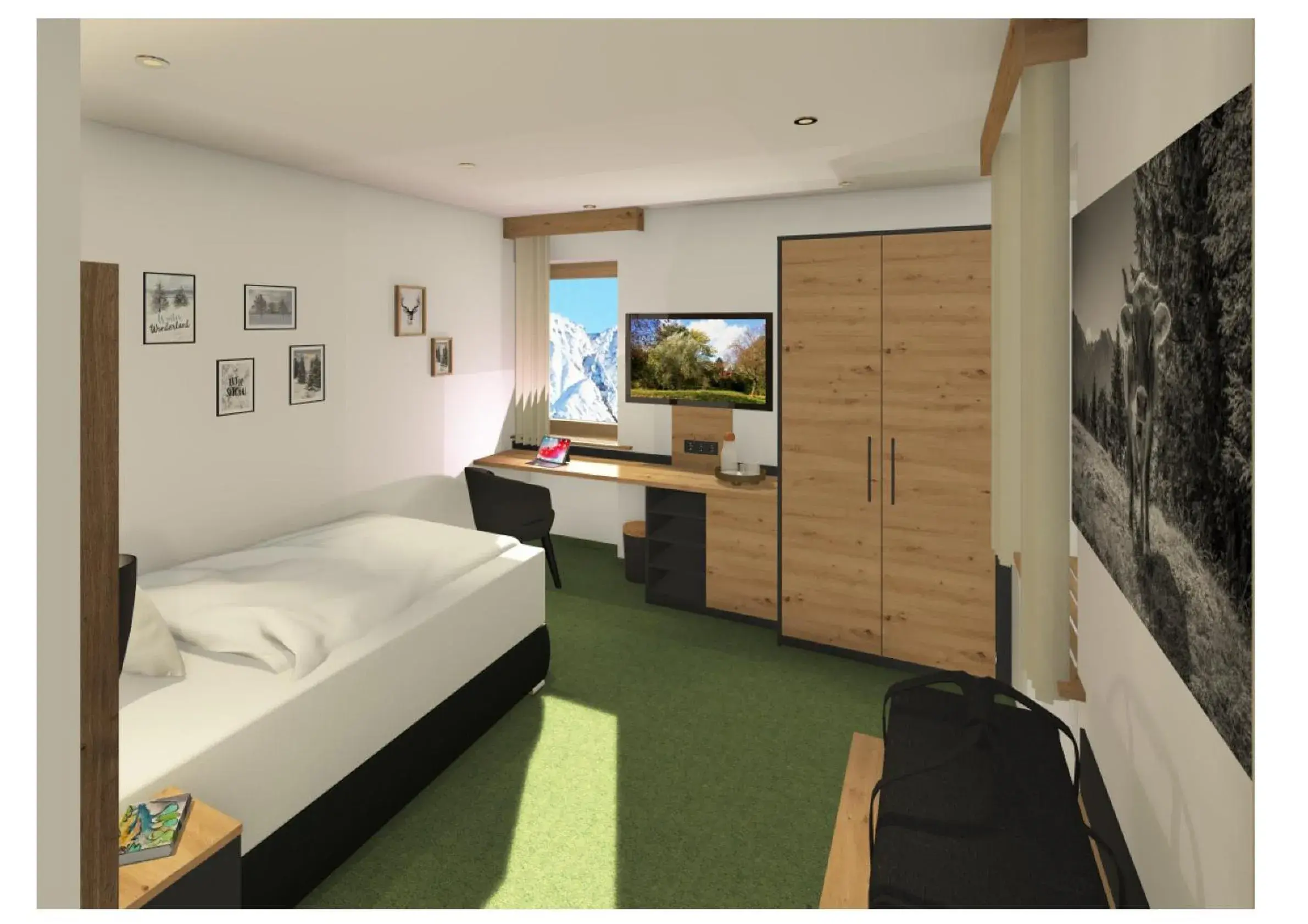 Single Room in Alpengasthof Hotel Schwand Single Room in Alpengasthof Hotel Schwand