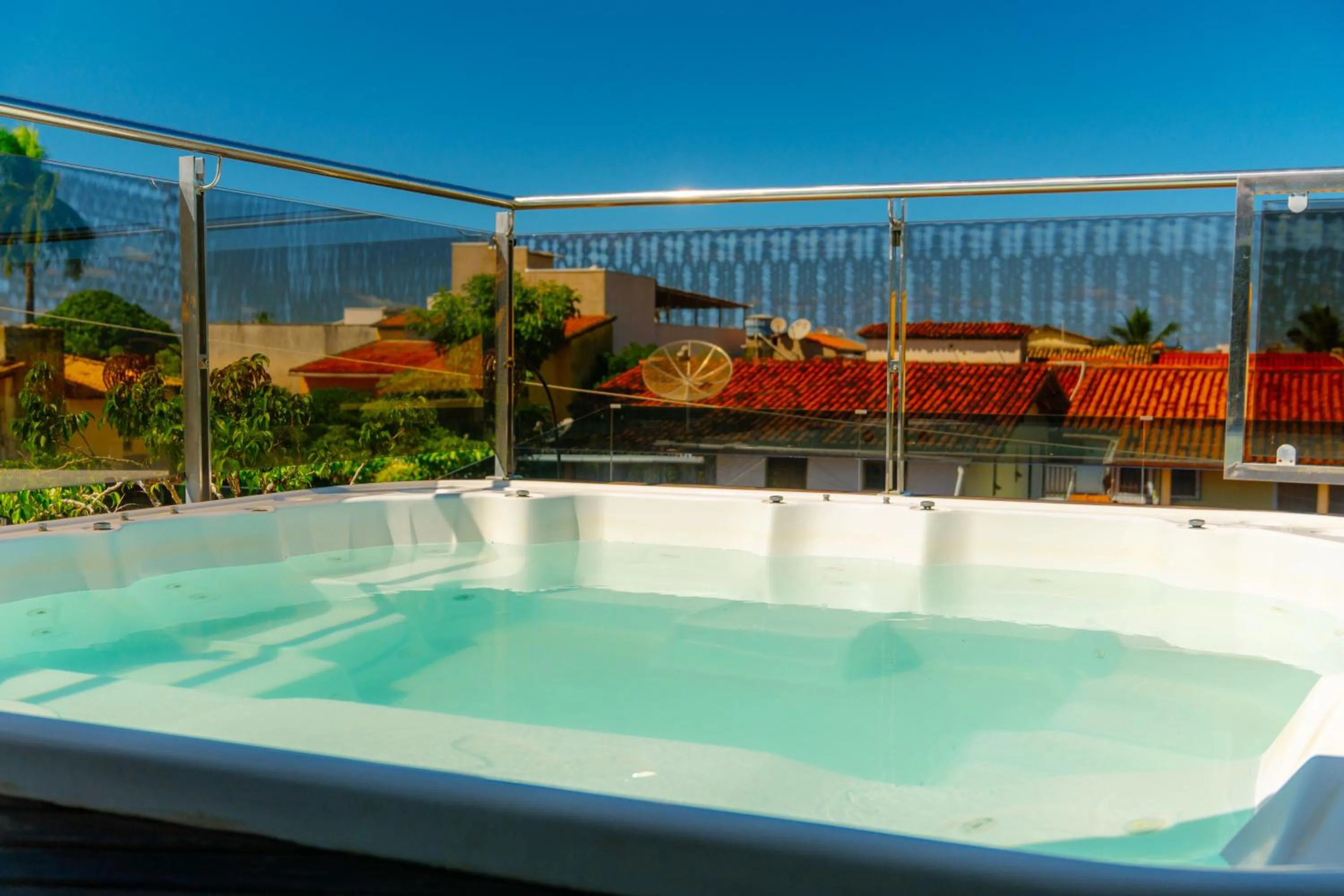 Swimming pool in Rede Andrade Terra Brasil