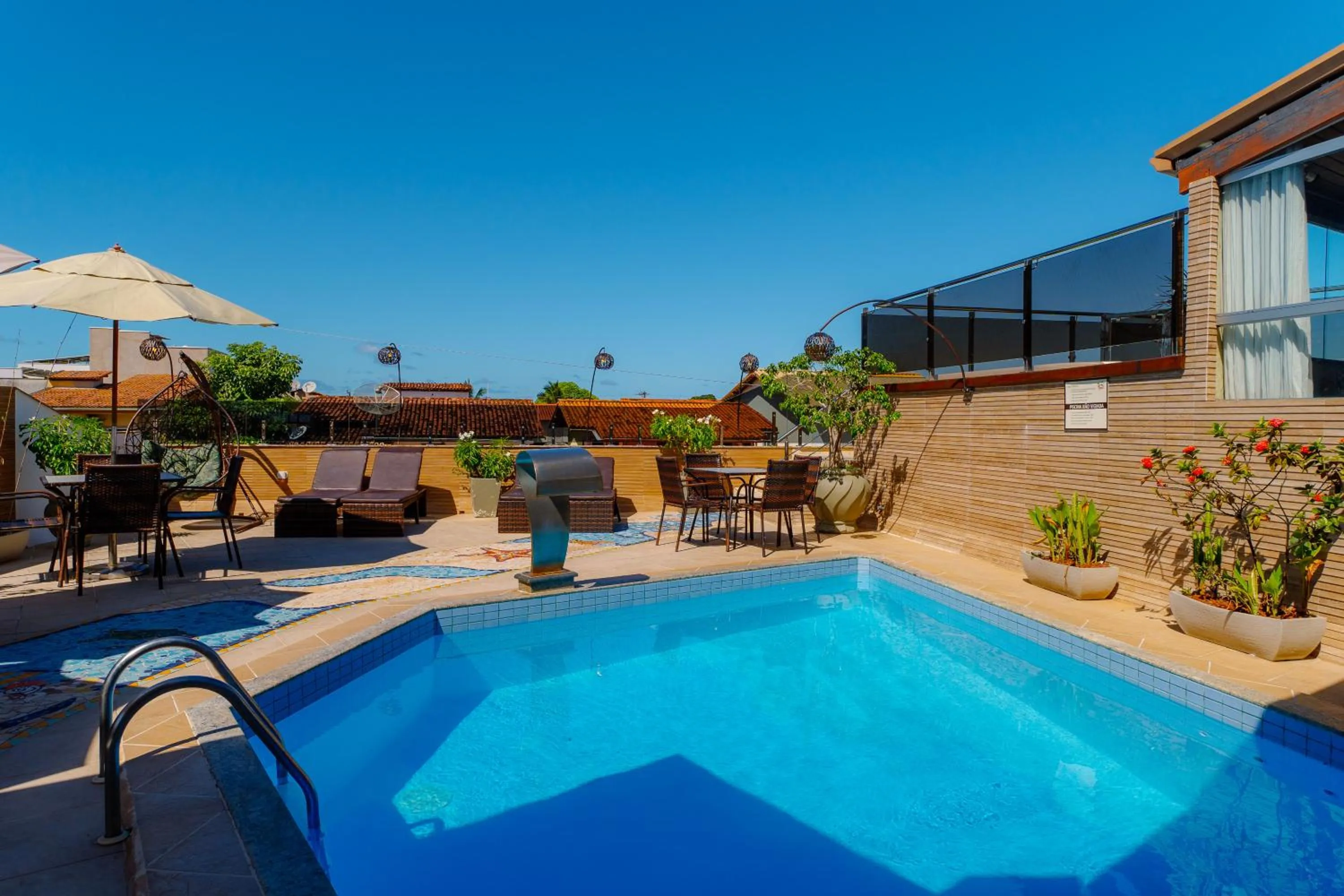 Swimming pool in Rede Andrade Terra Brasil