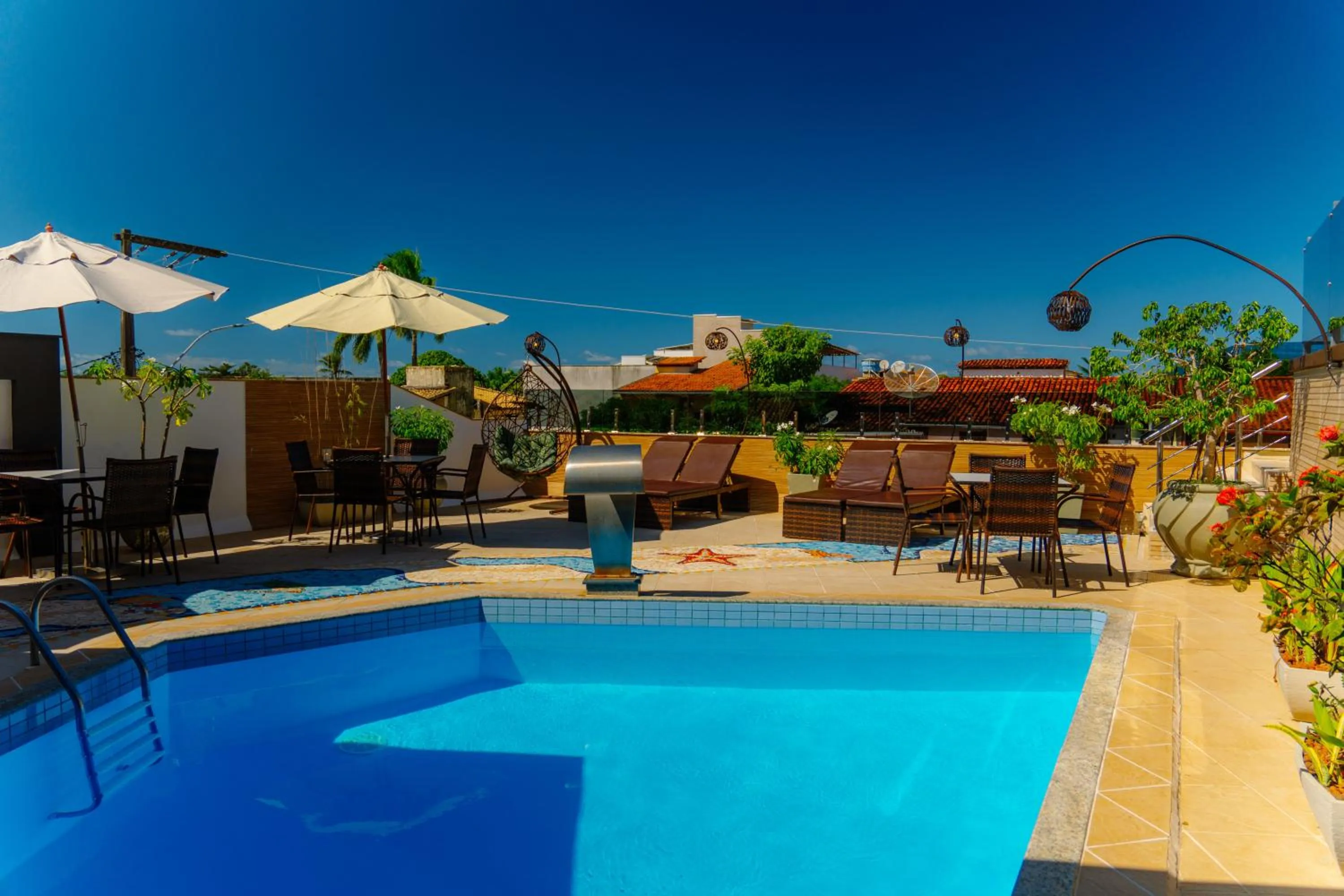 Swimming pool in Rede Andrade Terra Brasil