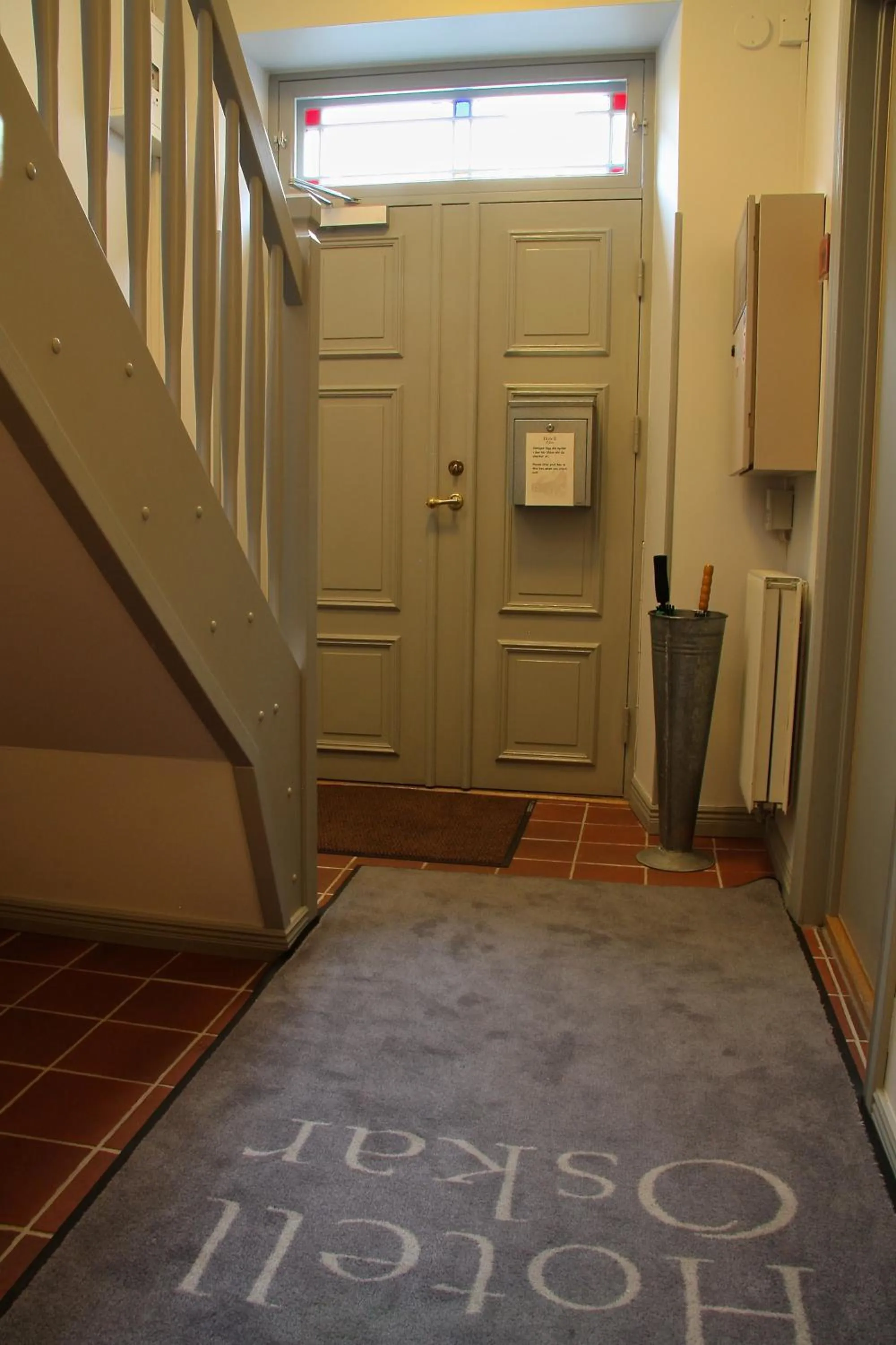 Lobby or reception in Hotell Oskar