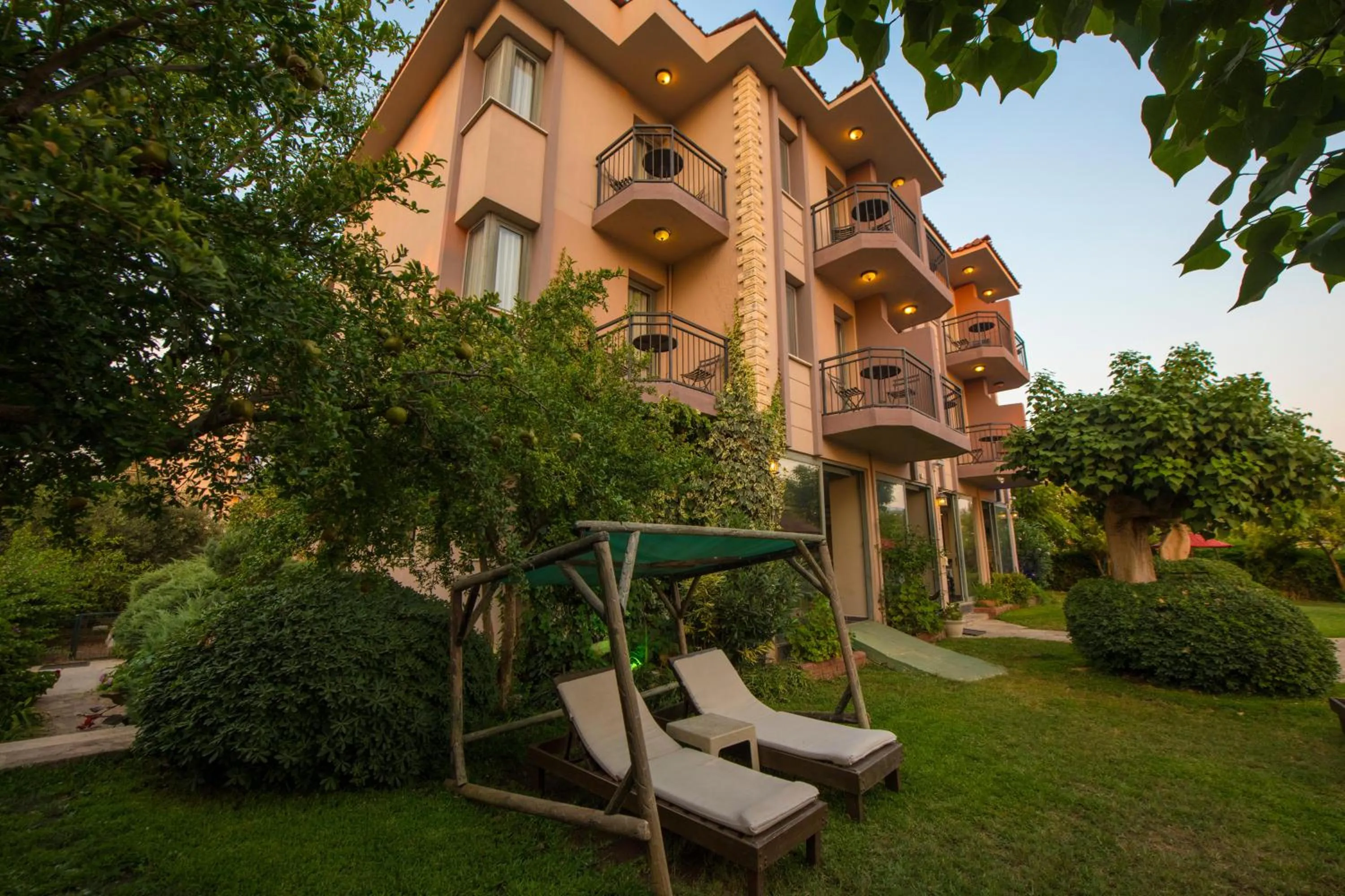 Property building in Golden Moon Hotel