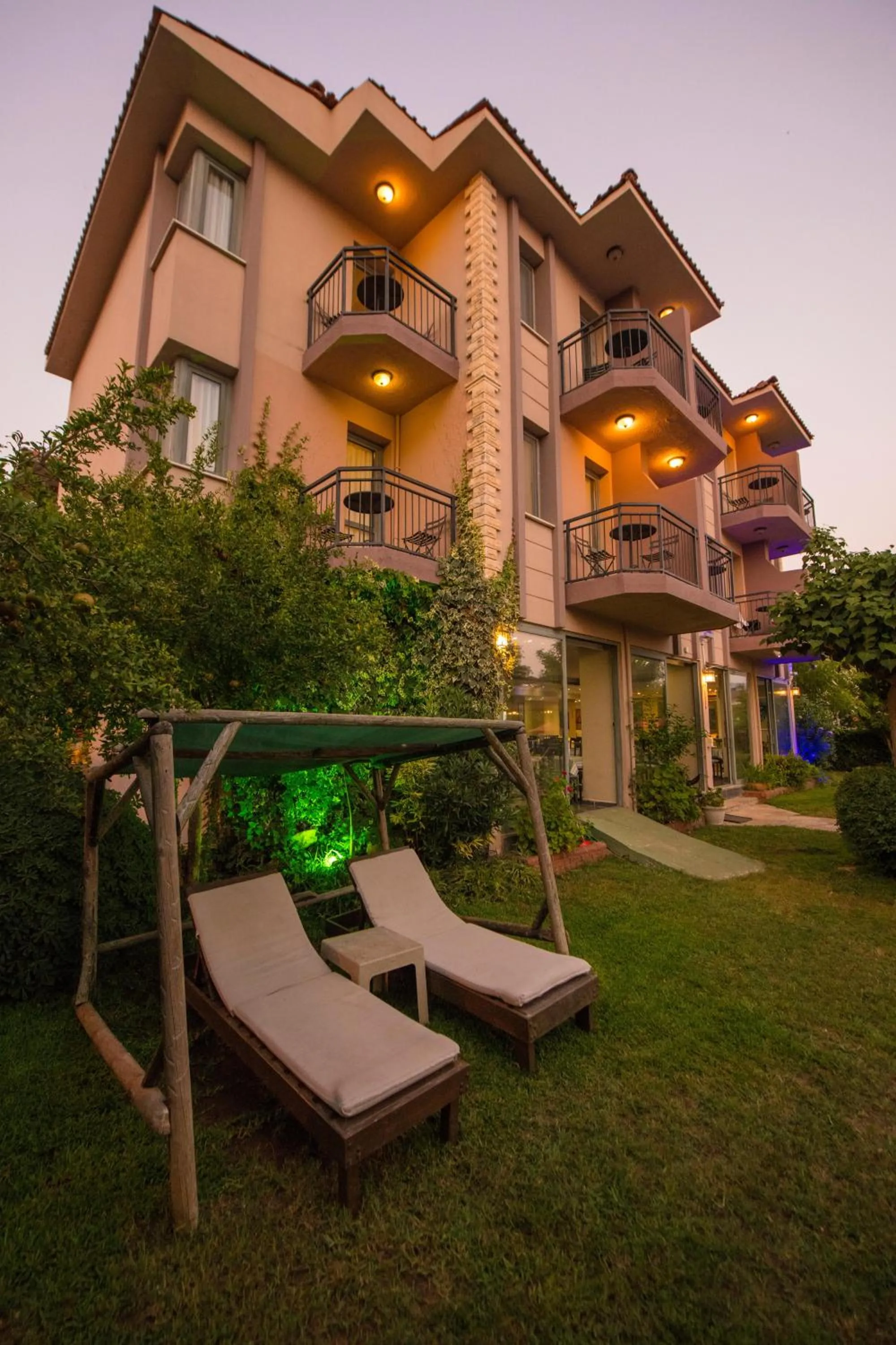 Property building in Golden Moon Hotel